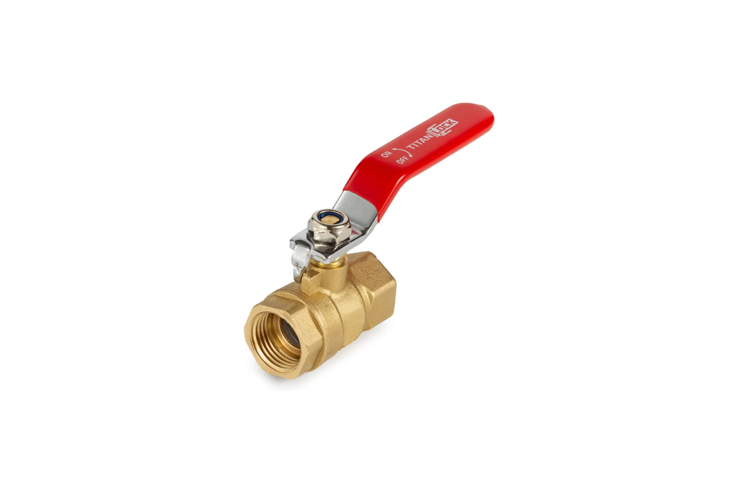 Шаровой кран TITAN LOCK 1in резьба BSP, латунь TL100BVBR