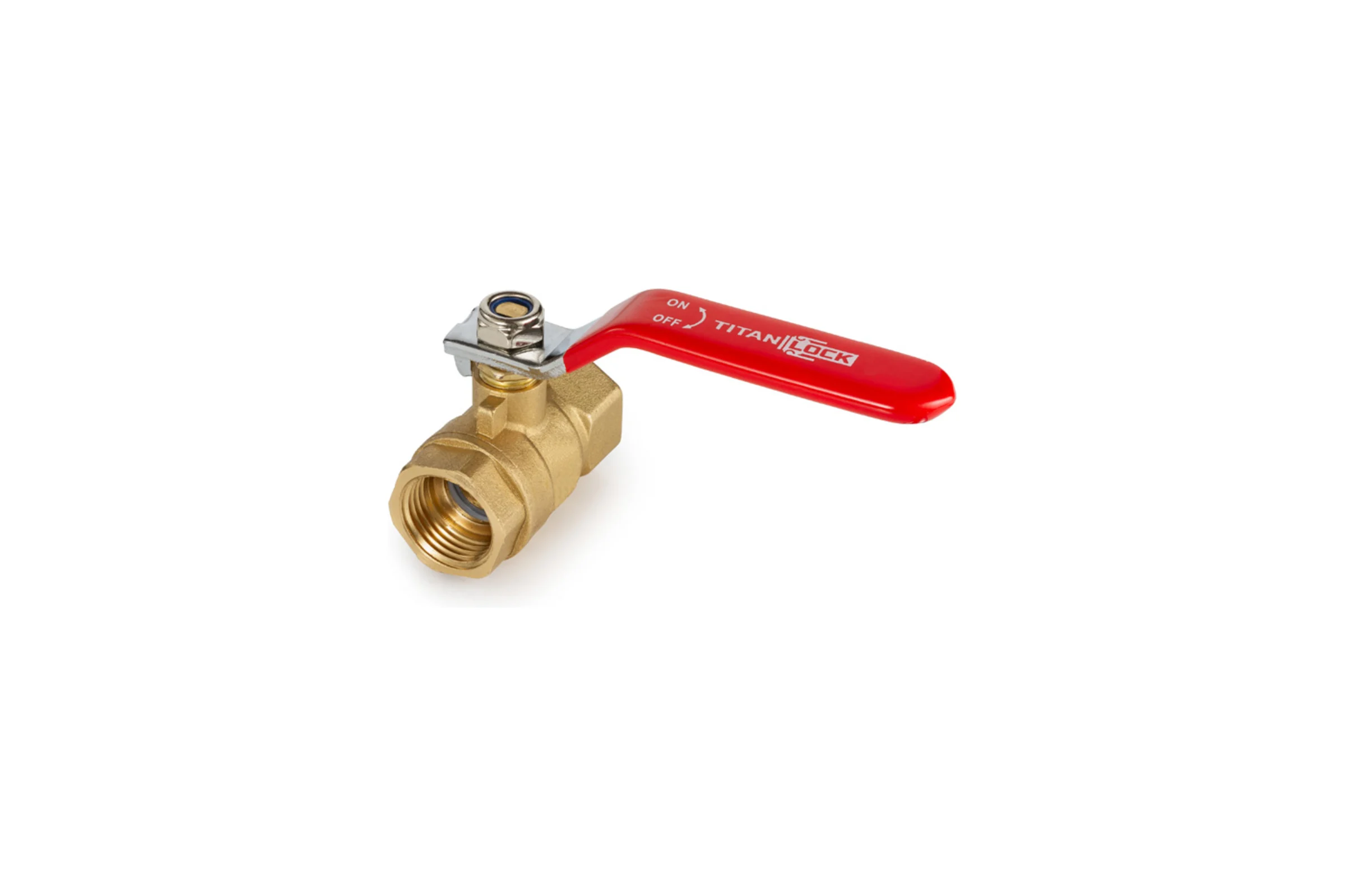Шаровой кран TITAN LOCK 1in резьба BSP, латунь TL100BVBR