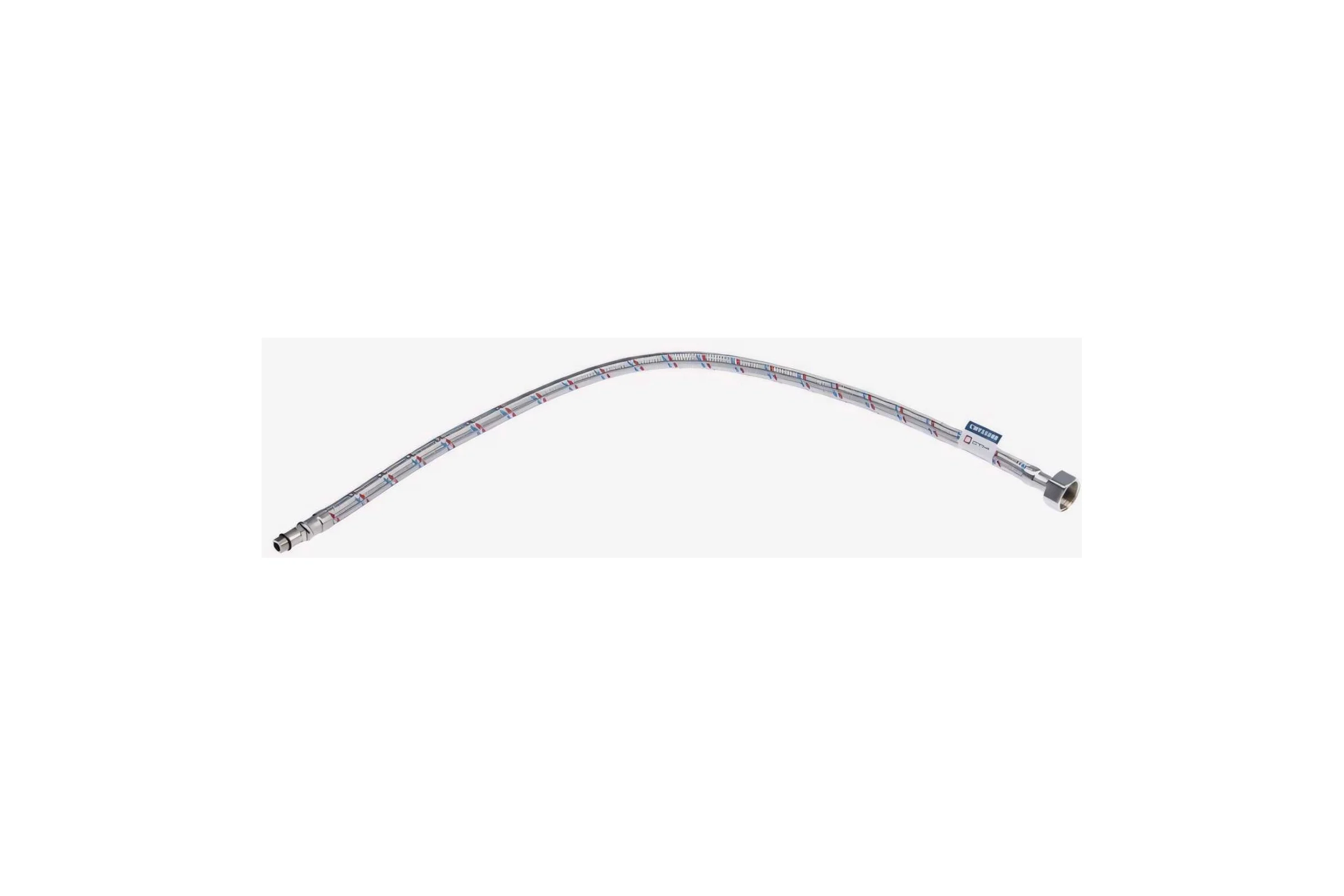 Подводка для смесителя СТМ сталь, 1/2xM10x150 см., короткий штуцер CWFSS150