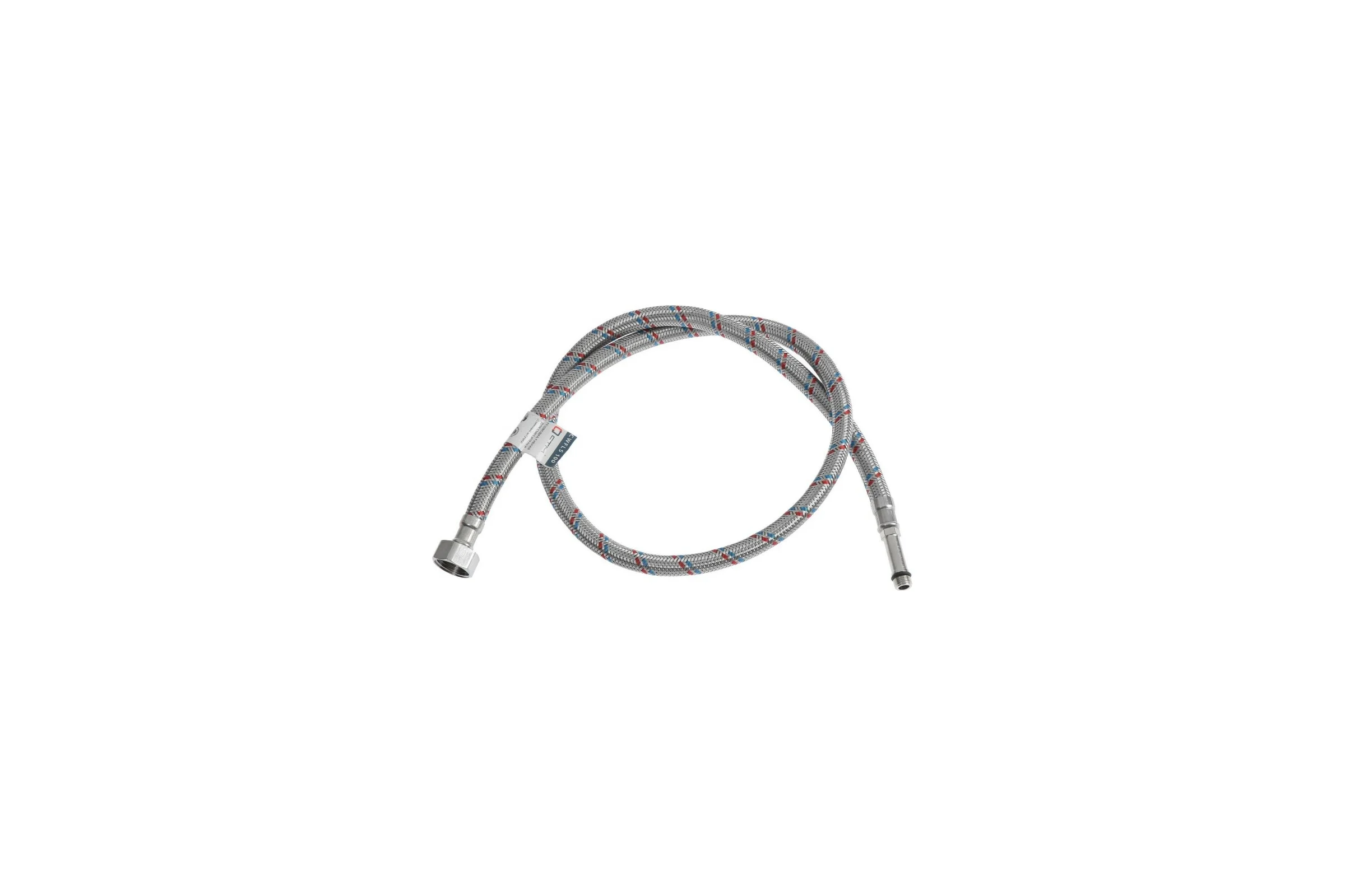 Подводка для смесителя СТМ сталь, 1/2xM10x150 см., длинный штуцер CWFLS150