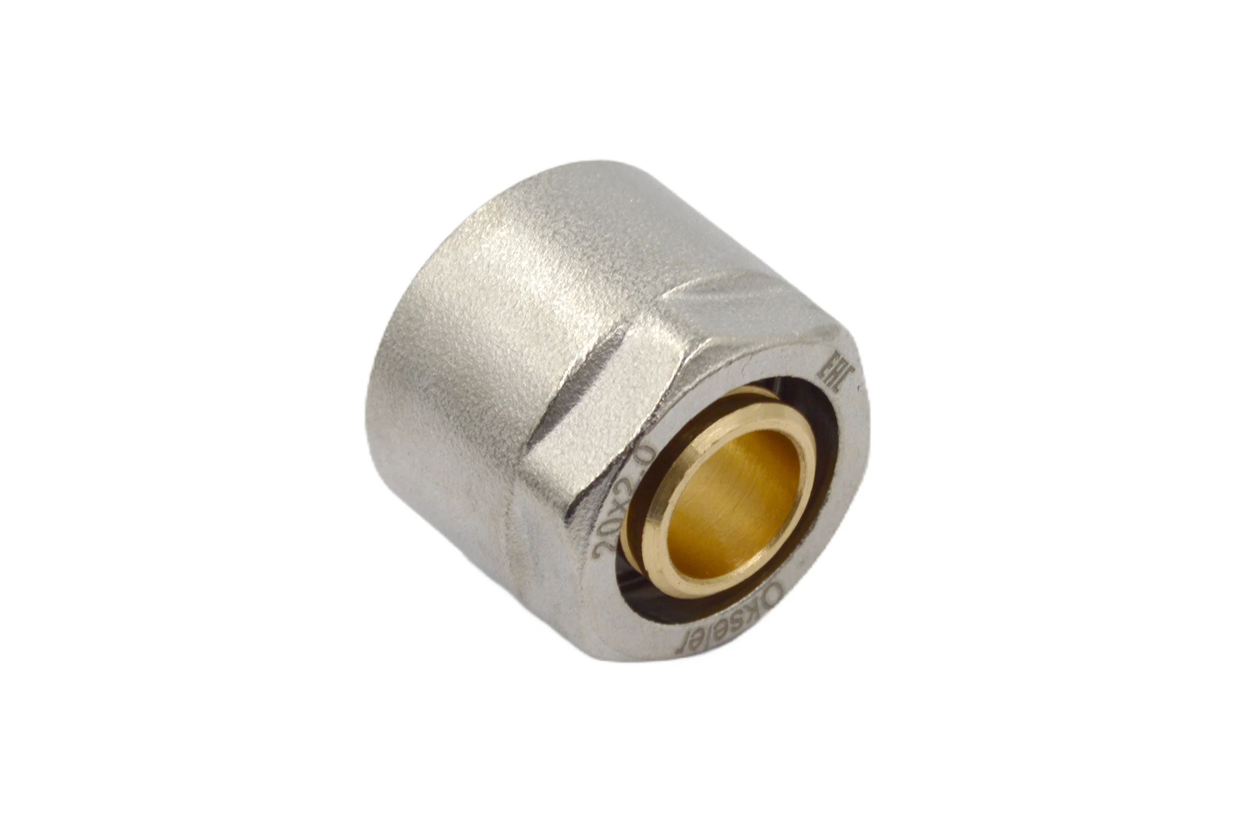 Фитинг компрессионный для PEX труб OKSELER 16x2.0x3/4, 2 шт oks00397-2