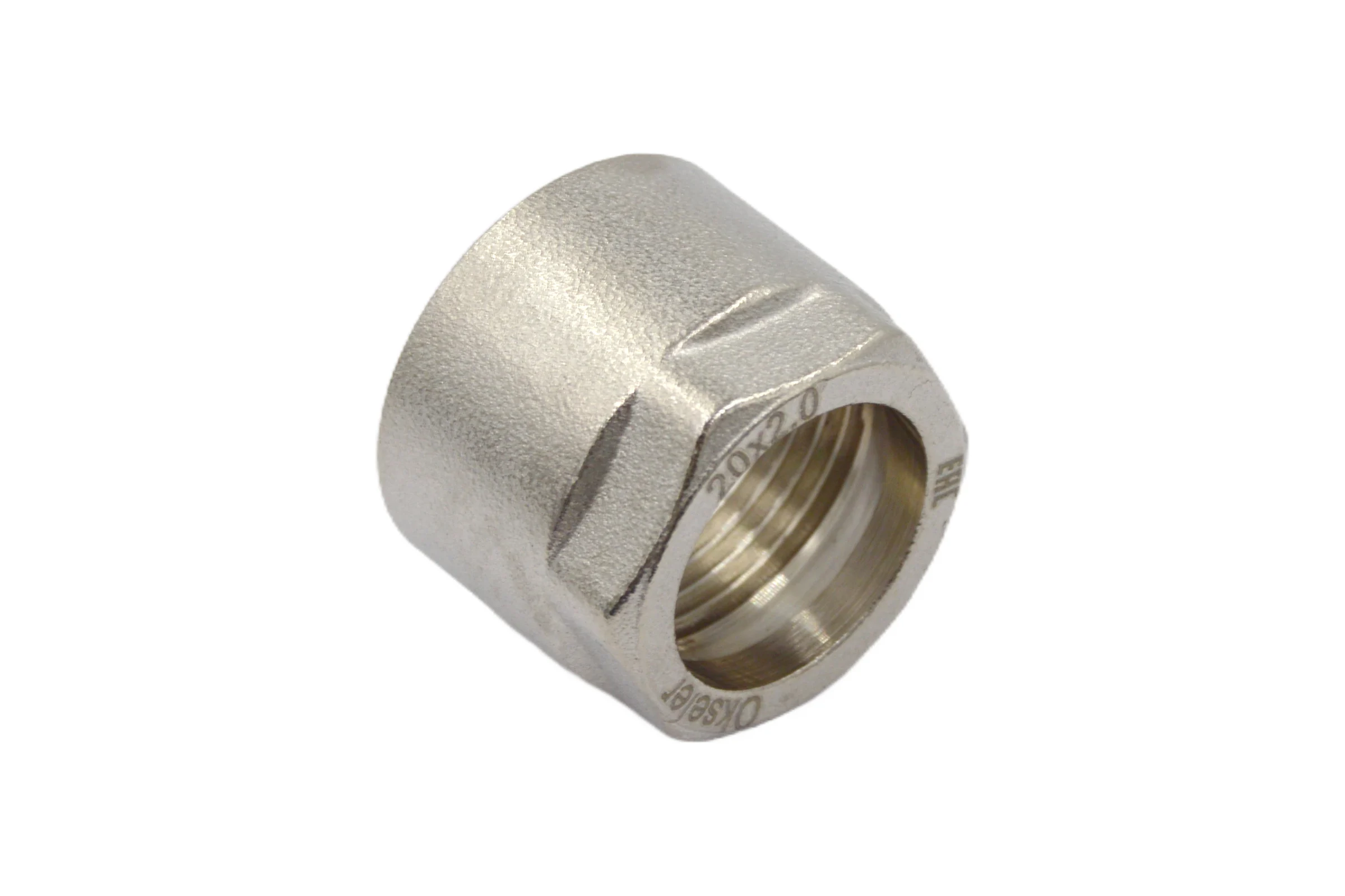 Фитинг компрессионный для PEX труб OKSELER 17x2.0x3/4, 2 шт oks00399-2