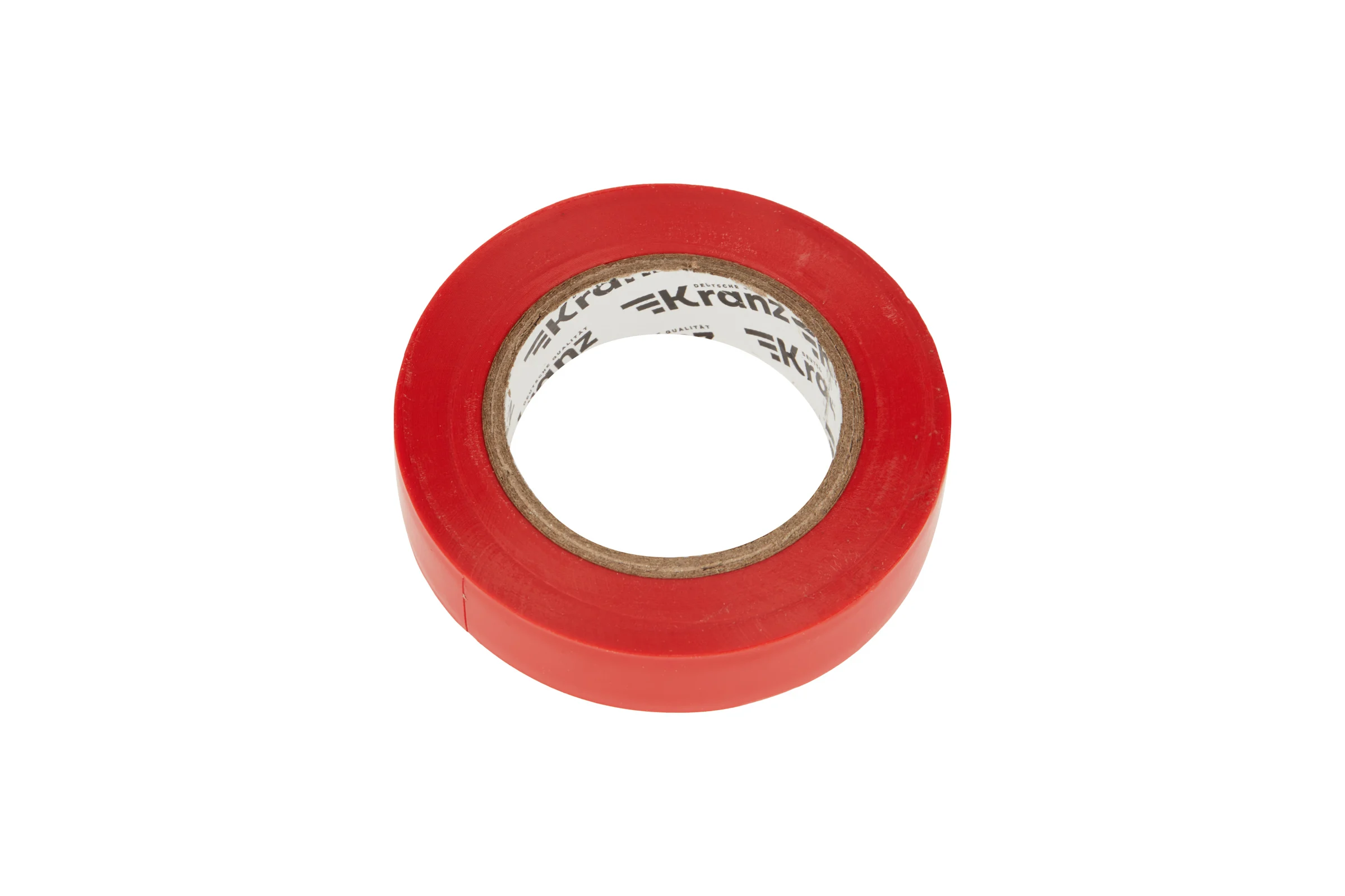 Изолента ПВХ KRANZ 0,13х15 мм, 20 м, красная KR-09-2604