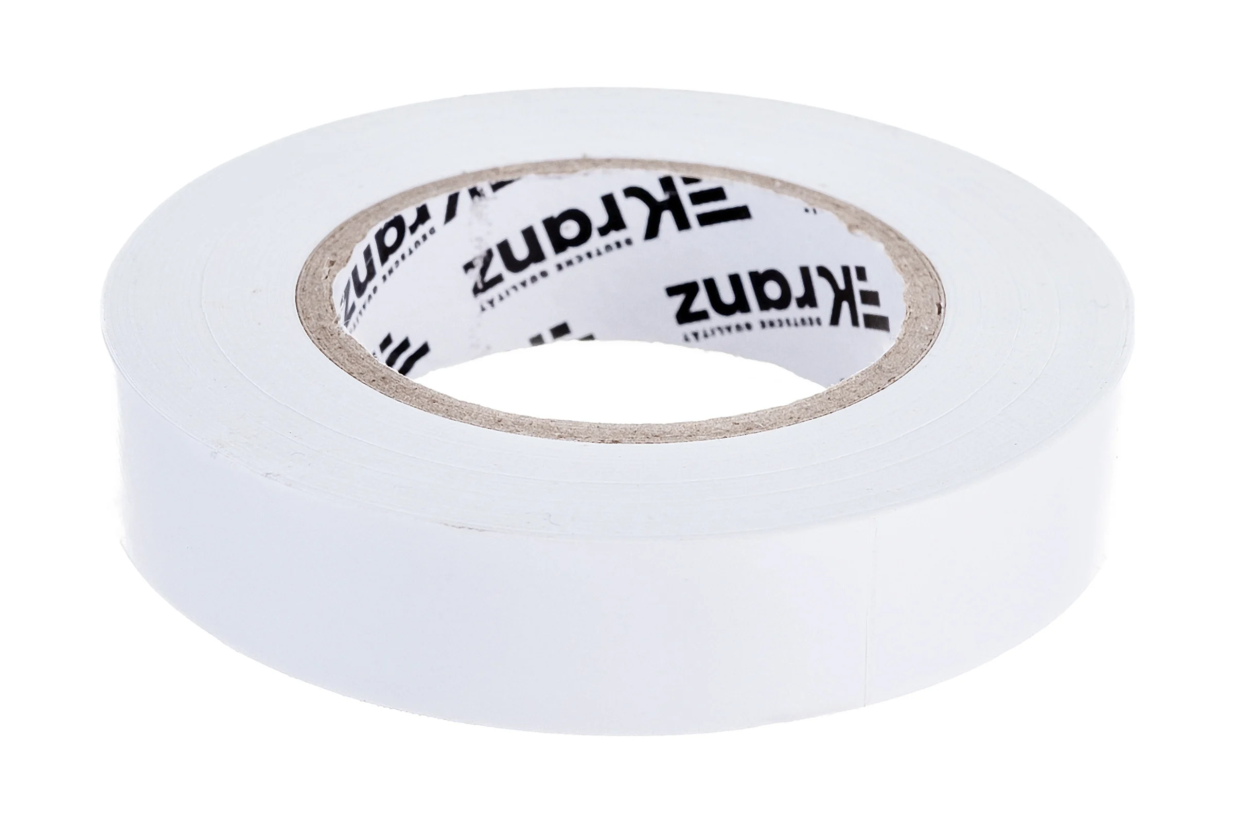 Изолента ПВХ KRANZ 0,13х15 мм, 25 м, белая KR-09-2101