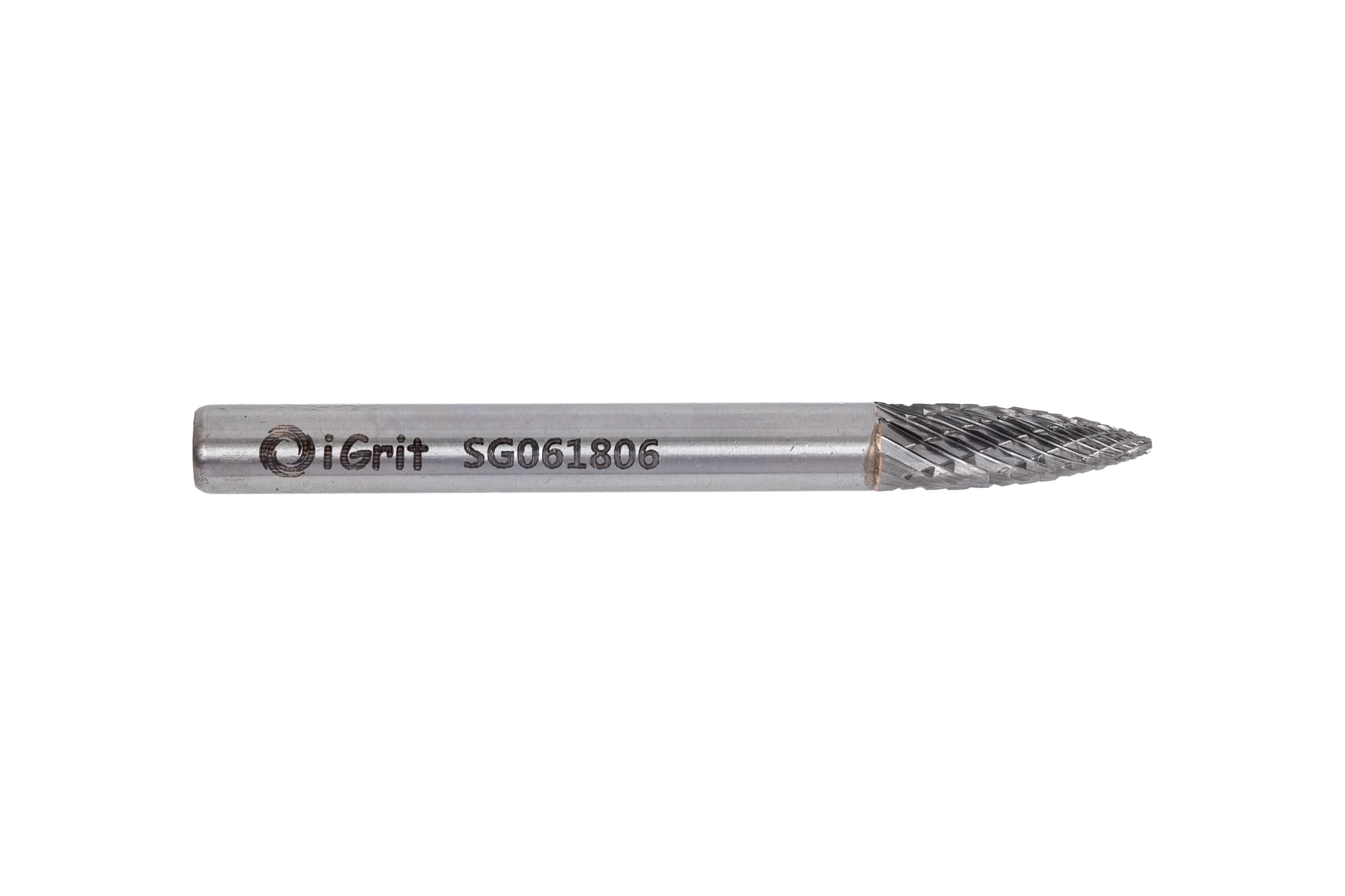Бор-фреза твердосплавная iGrit SG 06x18x6 DOUBLE CUT SG061806