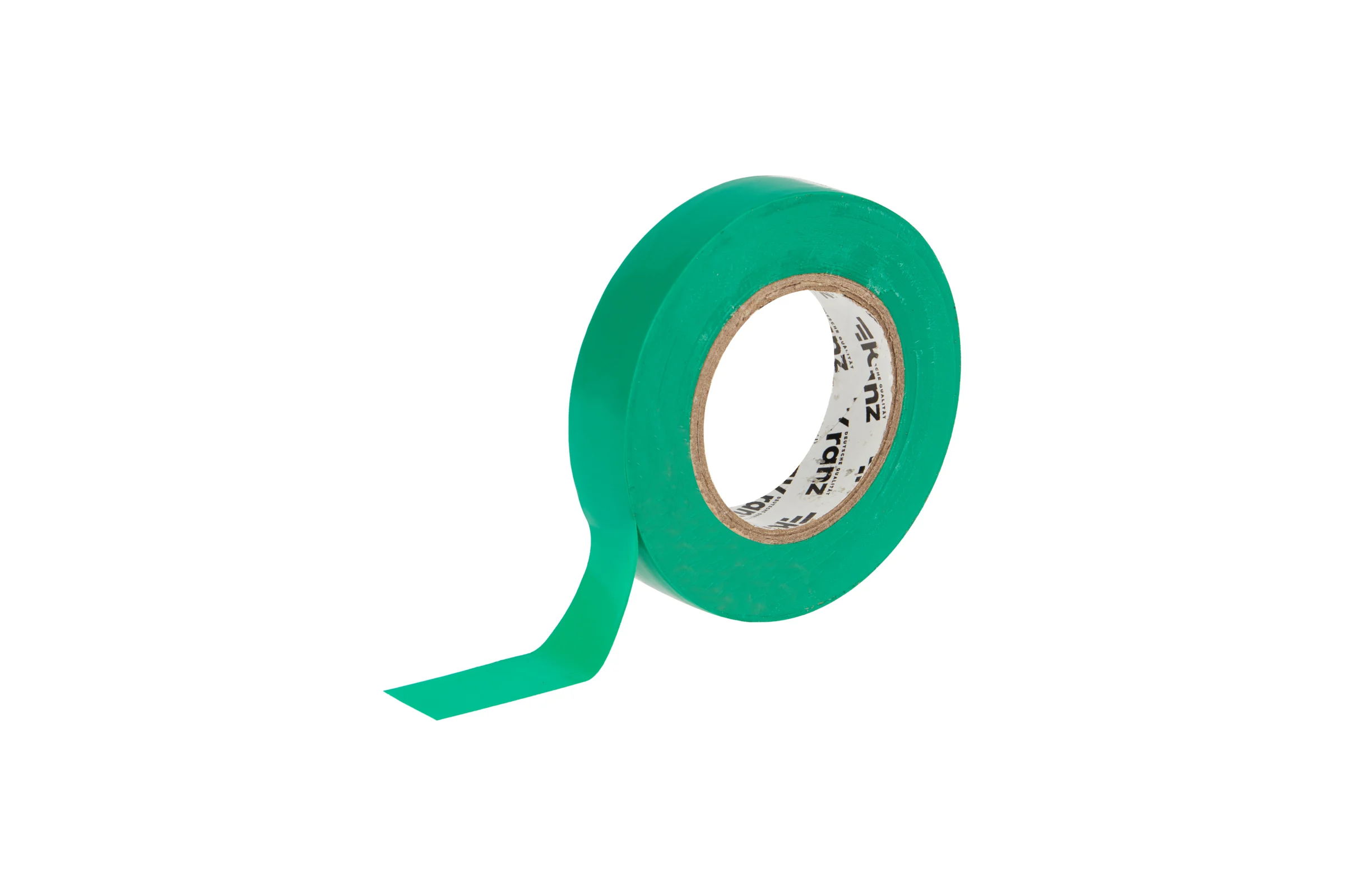 Изолента ПВХ KRANZ 0,13х15 мм, 25 м, зеленая KR-09-2103