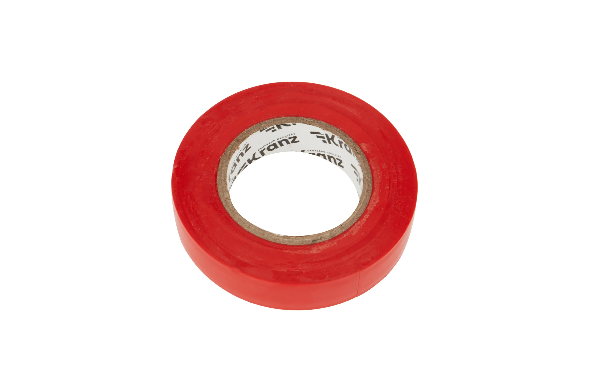 Изолента ПВХ KRANZ 0,13х15 мм, 25 м, красная KR-09-2104