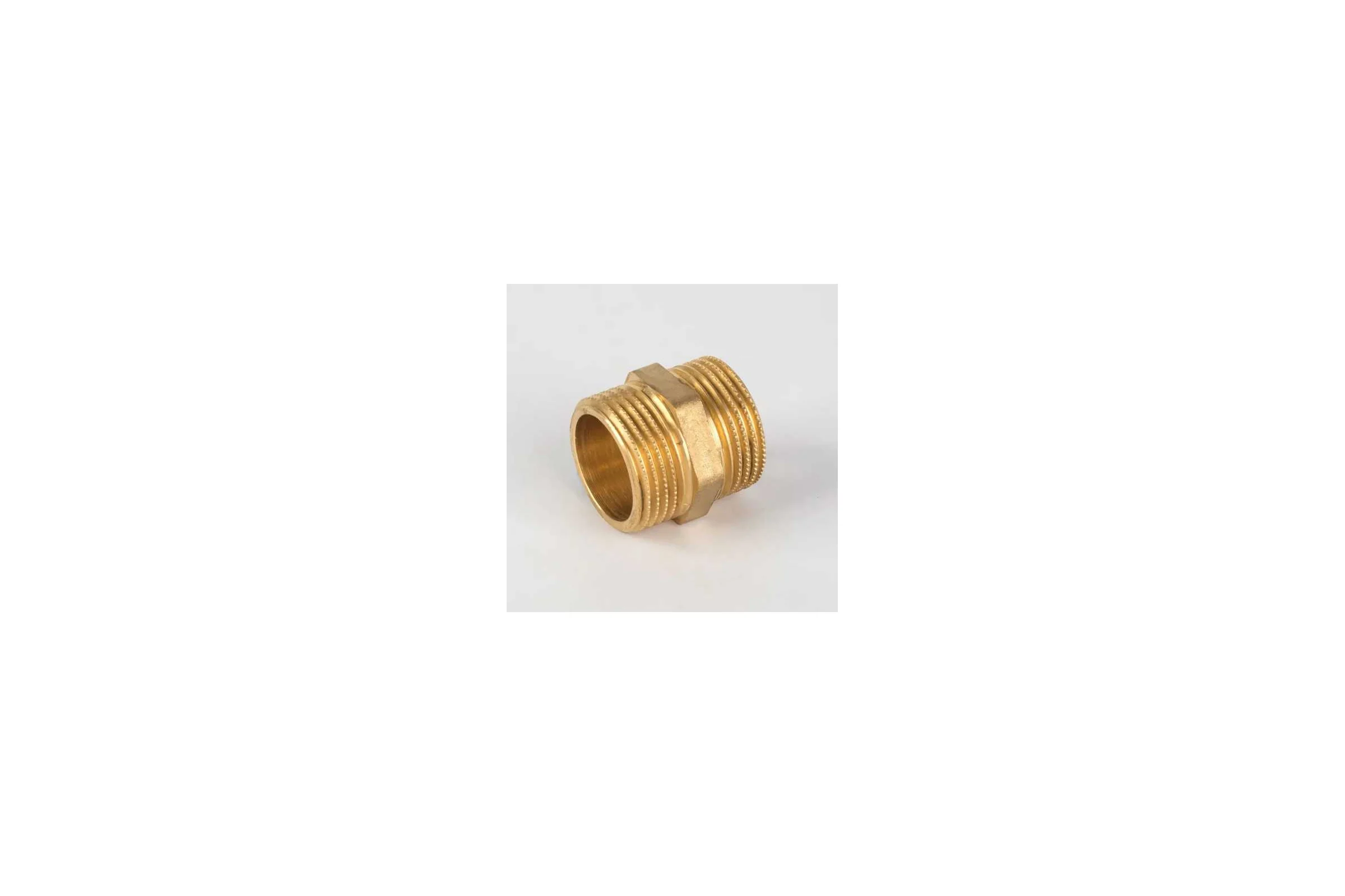 Ниппель ДМЗ DN25 (1") НР/НР латунь, 2 шт ДМЗ.005.25