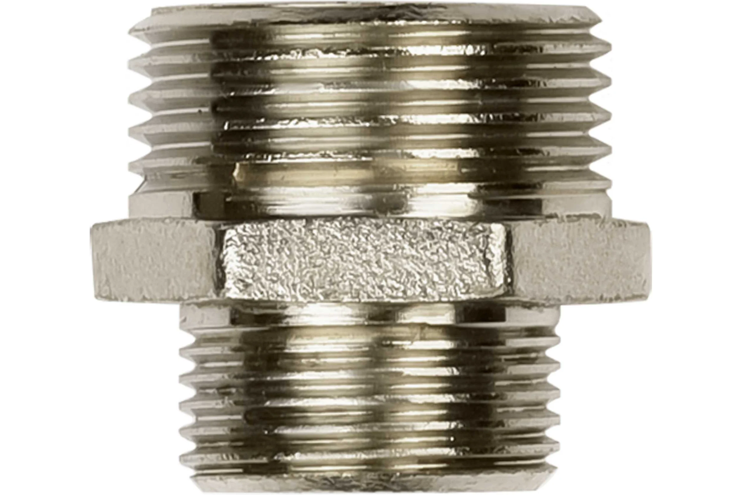 Ниппель переходной ДМЗ DN15x20 (1/2"НР х 3/4"НР) латунь, 4 шт ДМЗ.006.15х20