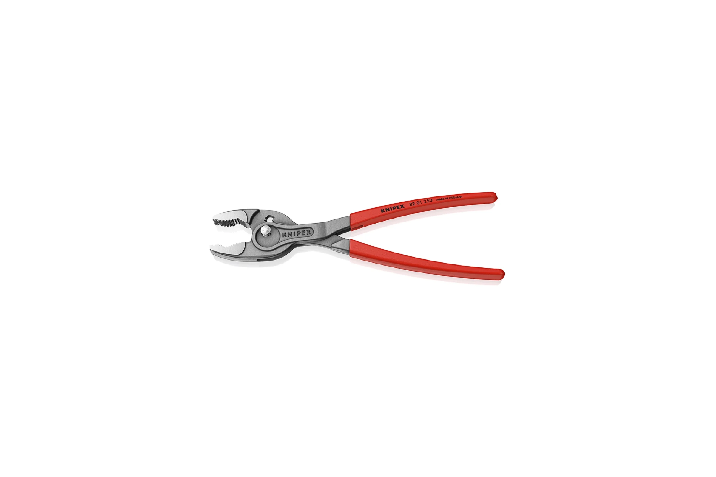 Клещи с фронтальным и боковым захватами Knipex TwinGrip, зев 5-27 мм, длина 250 мм, обливные ручки, SB KN-8201250SB