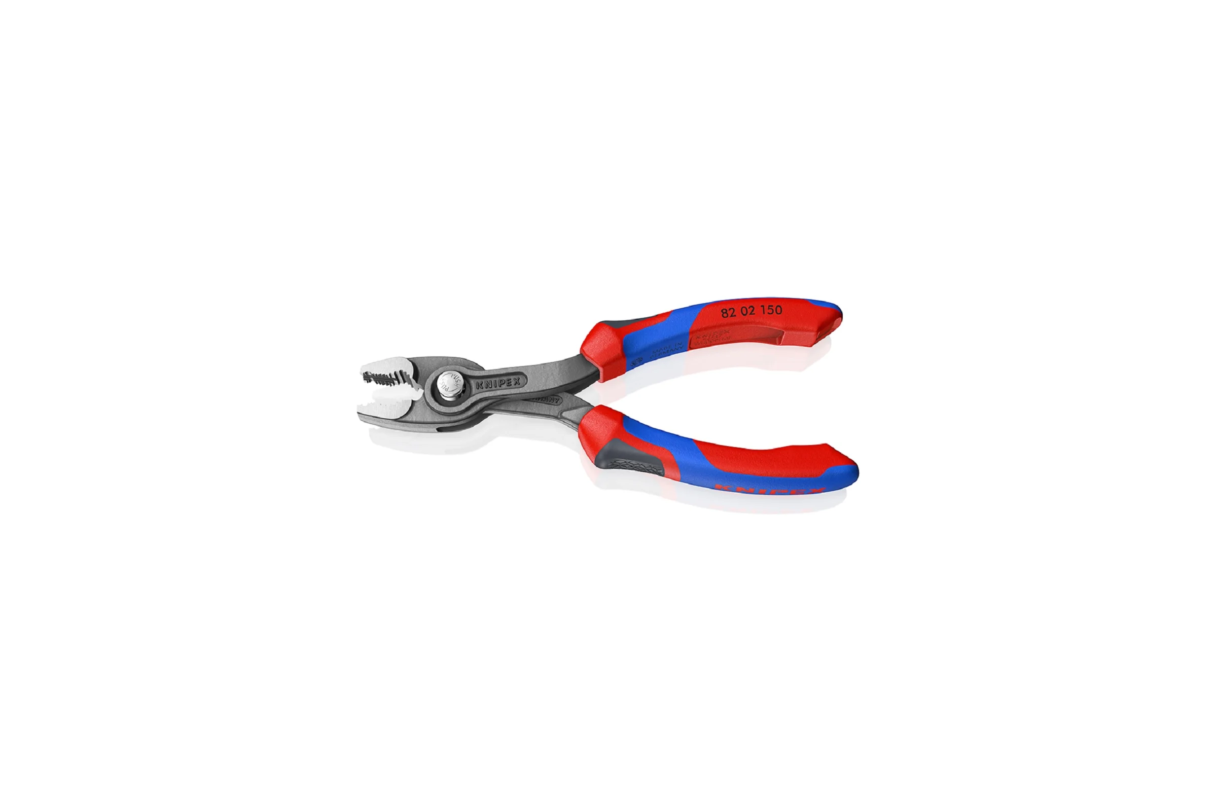 Клещи с фронтальным и боковым захватами Knipex TwinGrip, зев 3-16 мм, длина 150 мм, 3К ручки, SB KN-8202150SB