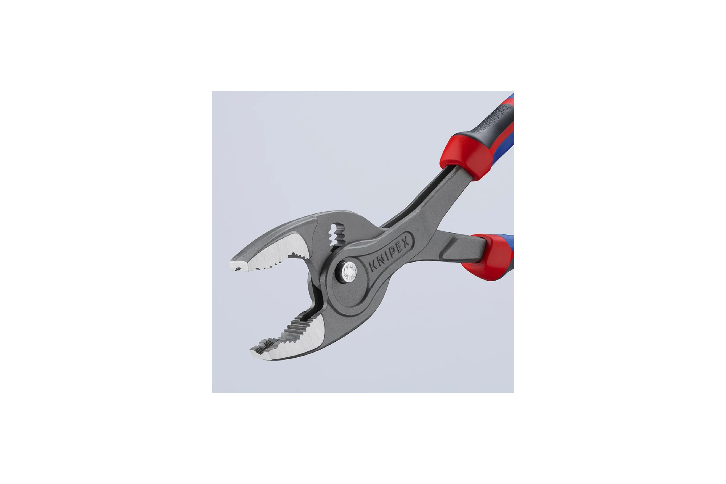 Клещи с фронтальным и боковым захватами Knipex TwinGrip, зев 3-16 мм, длина 150 мм, 3К ручки, SB KN-8202150SB