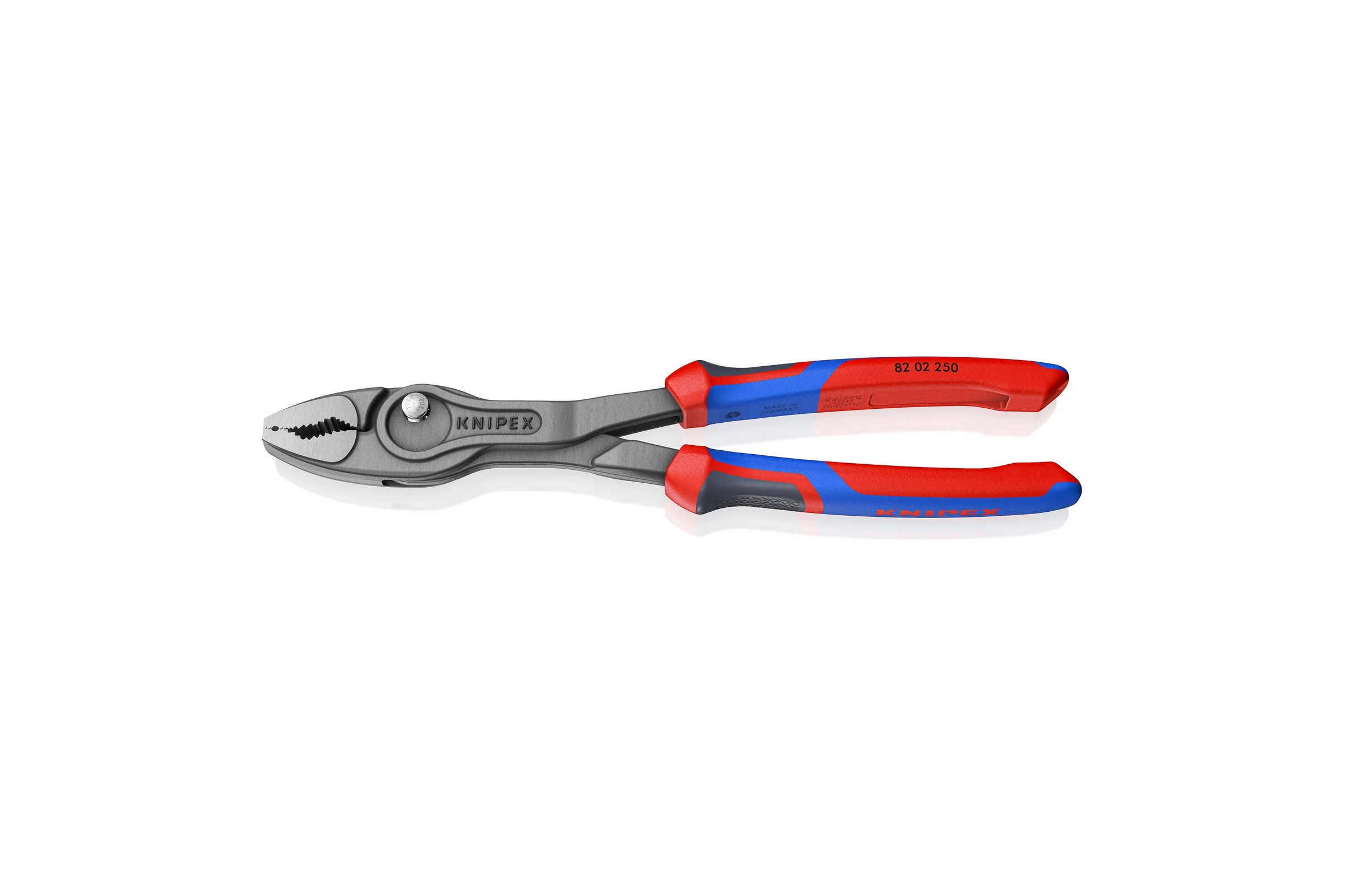 Клещи с фронтальным и боковым захватами Knipex TwinGrip, зев 5-27 мм, длина 250 мм, 3К ручки, SB KN-8202250SB