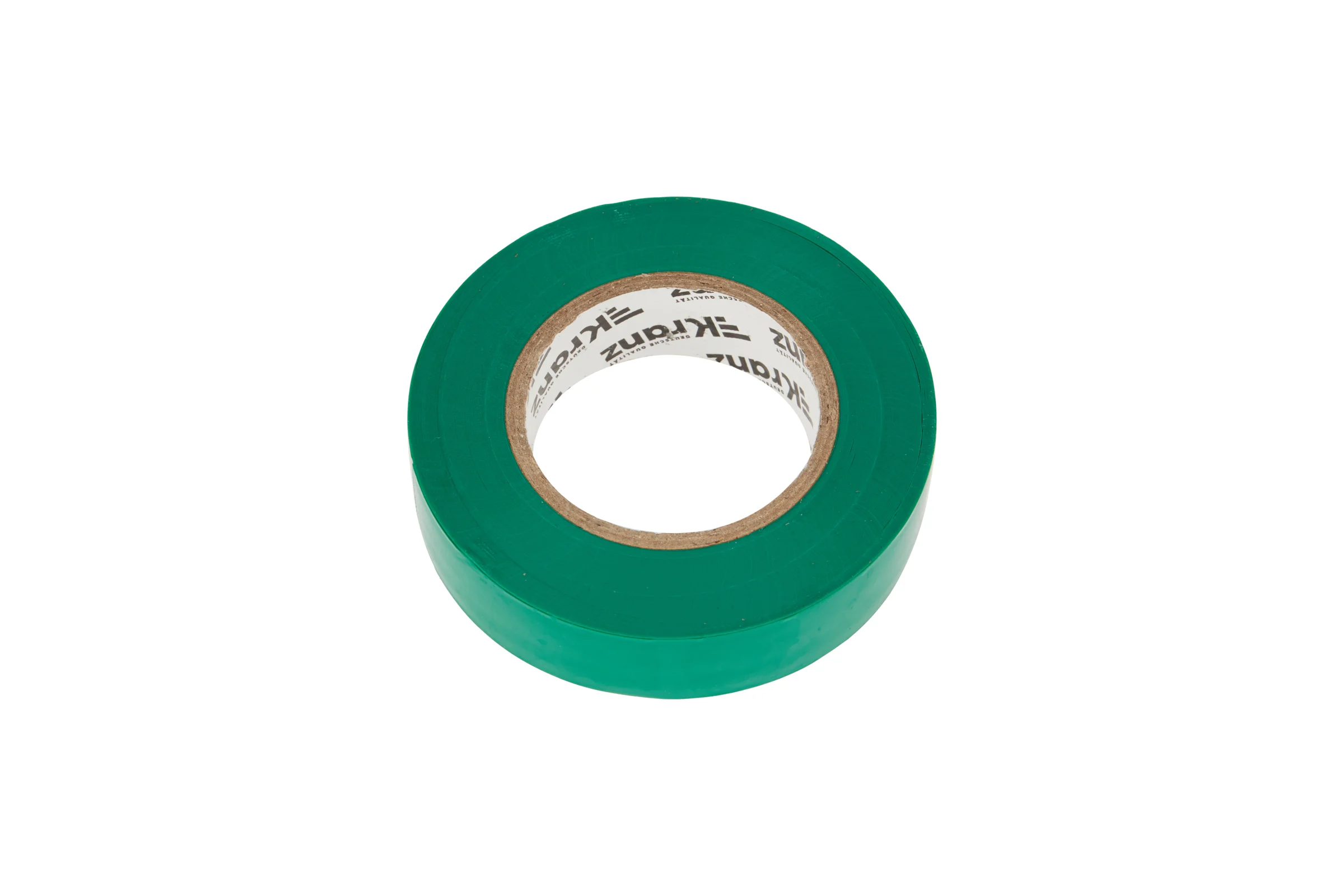 Изолента ПВХ KRANZ 0,13х19 мм, 25 м, зеленая KR-09-2203
