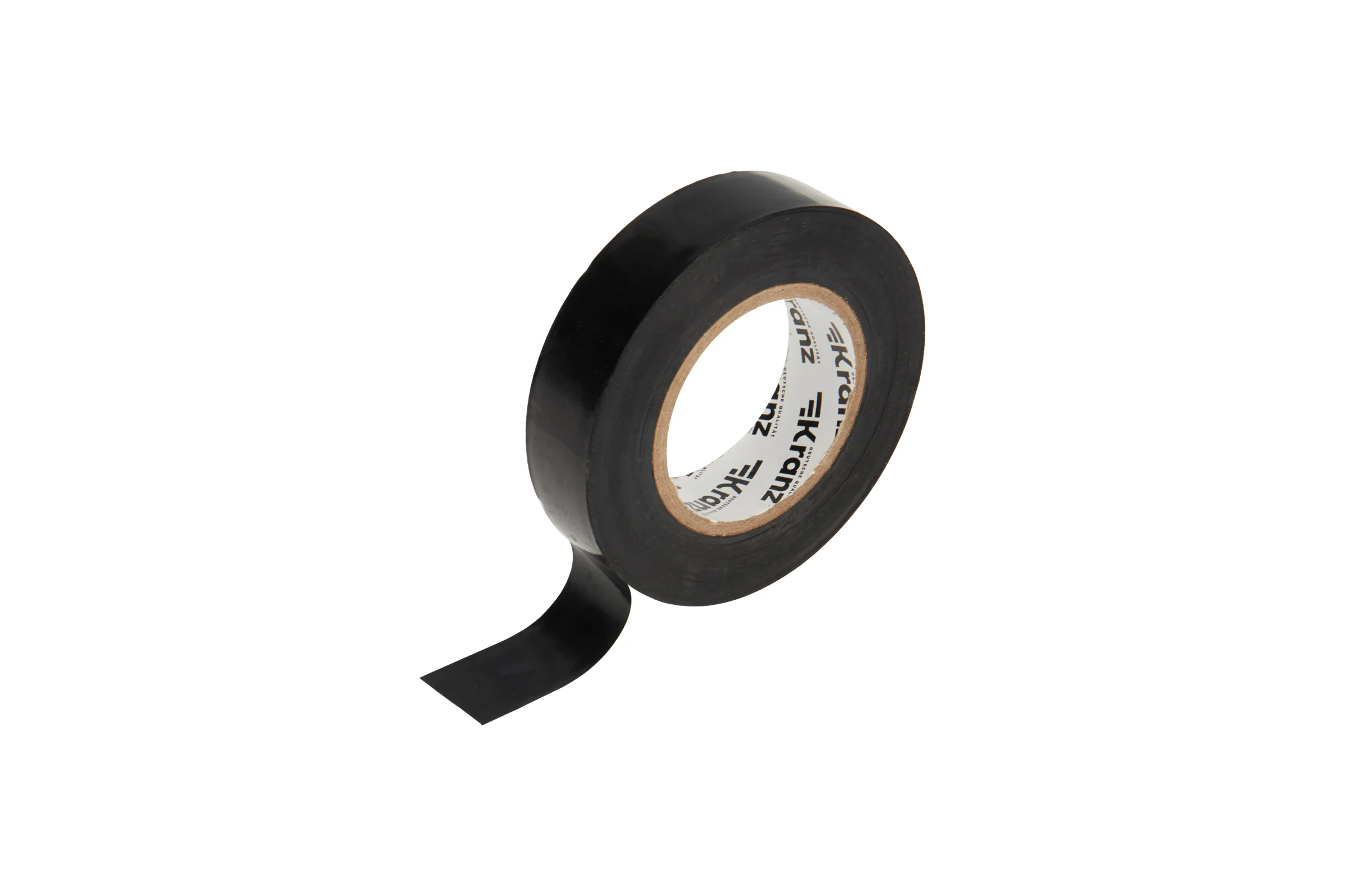Изолента ПВХ KRANZ 0,13х19 мм, 25 м, черная KR-09-2206