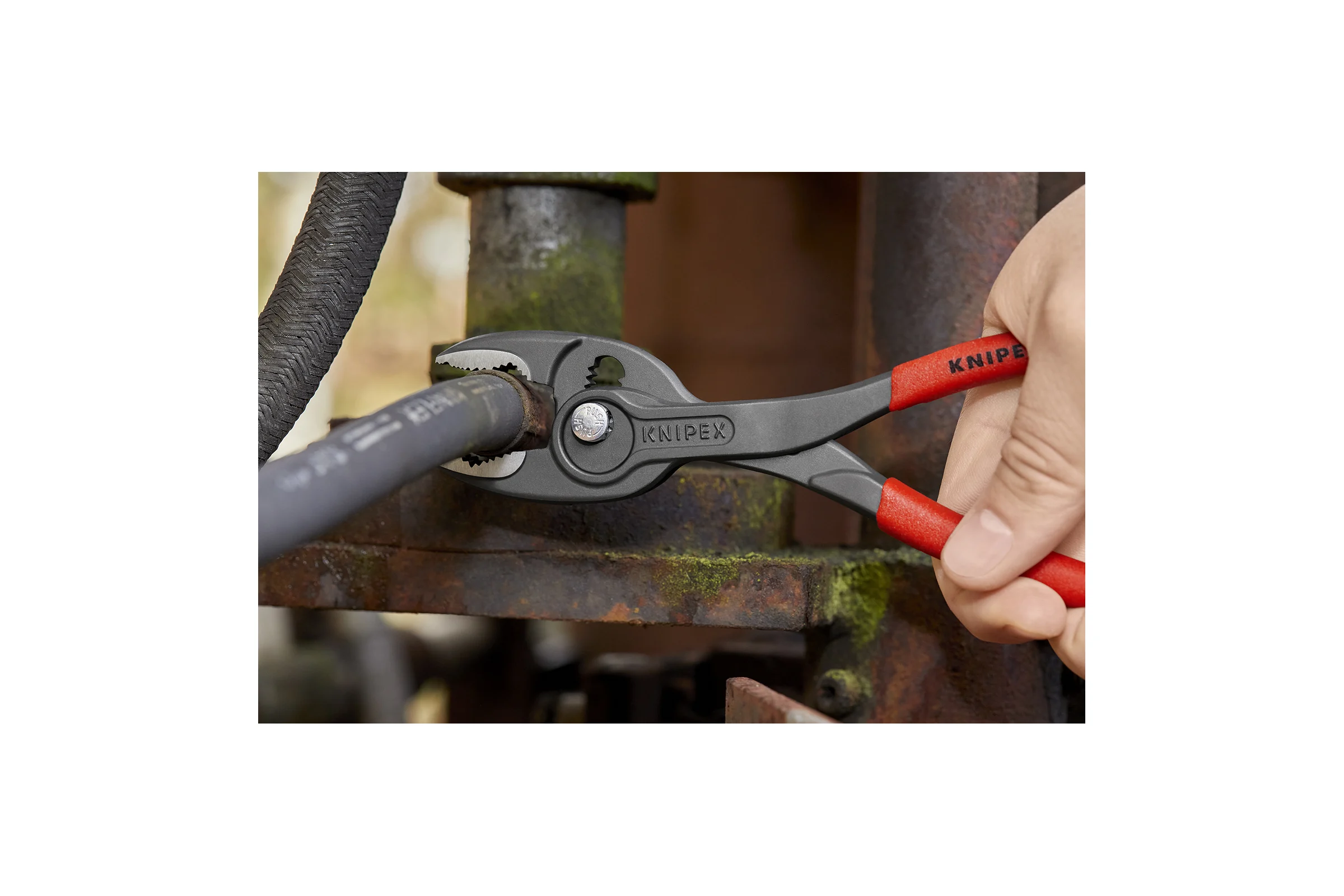 Набор клещей с фронтальным и боковым захватами Knipex TwinGrip Set, в сумке-скрутке, 3 предмета, KN-8201150 / 200 / 250 KN-001961V01
