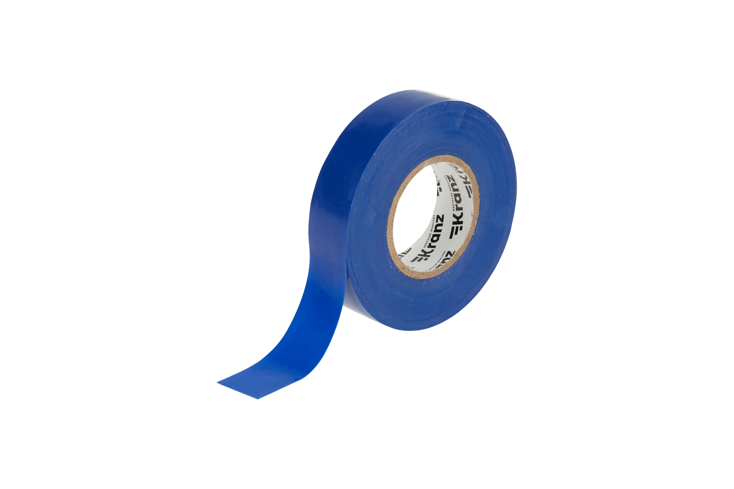 Профессиональная изолента ПВХ KRANZ 0,18х19 мм, 20 м, синяя KR-09-2805