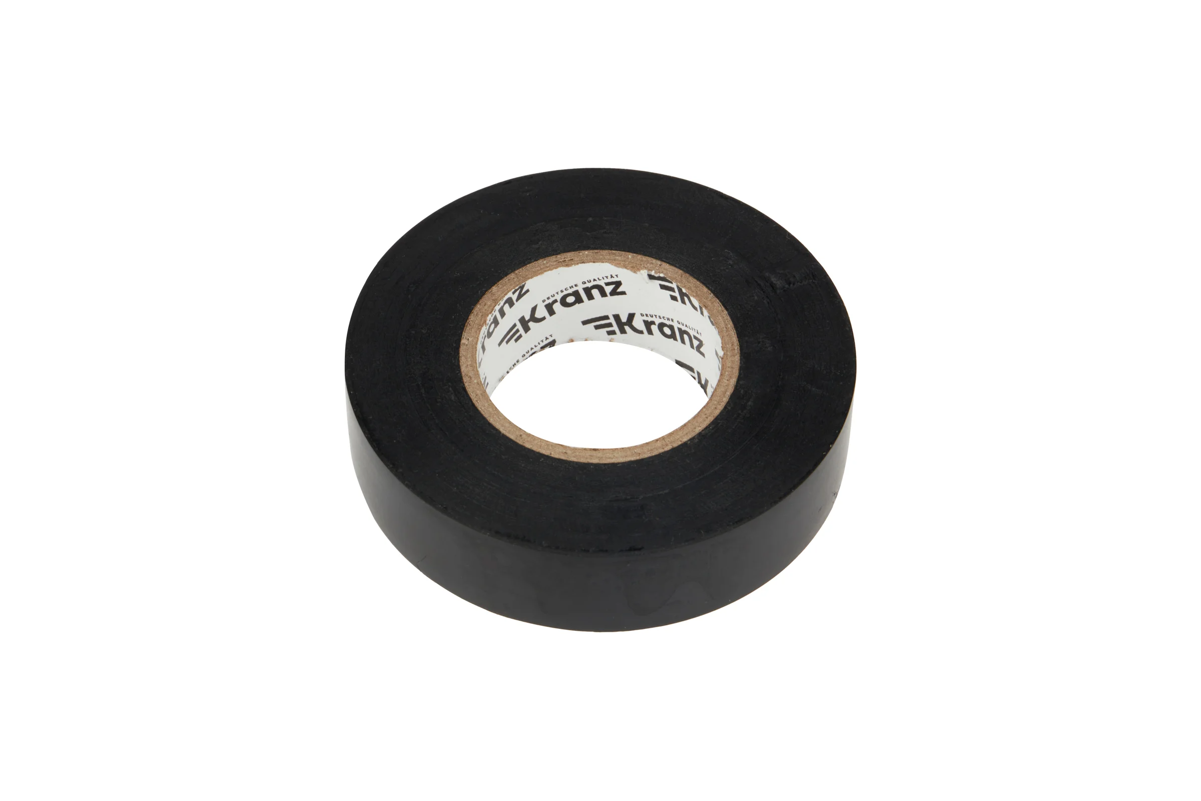 Профессиональная изолента ПВХ KRANZ 0,18х19 мм, 20 м, черная KR-09-2806