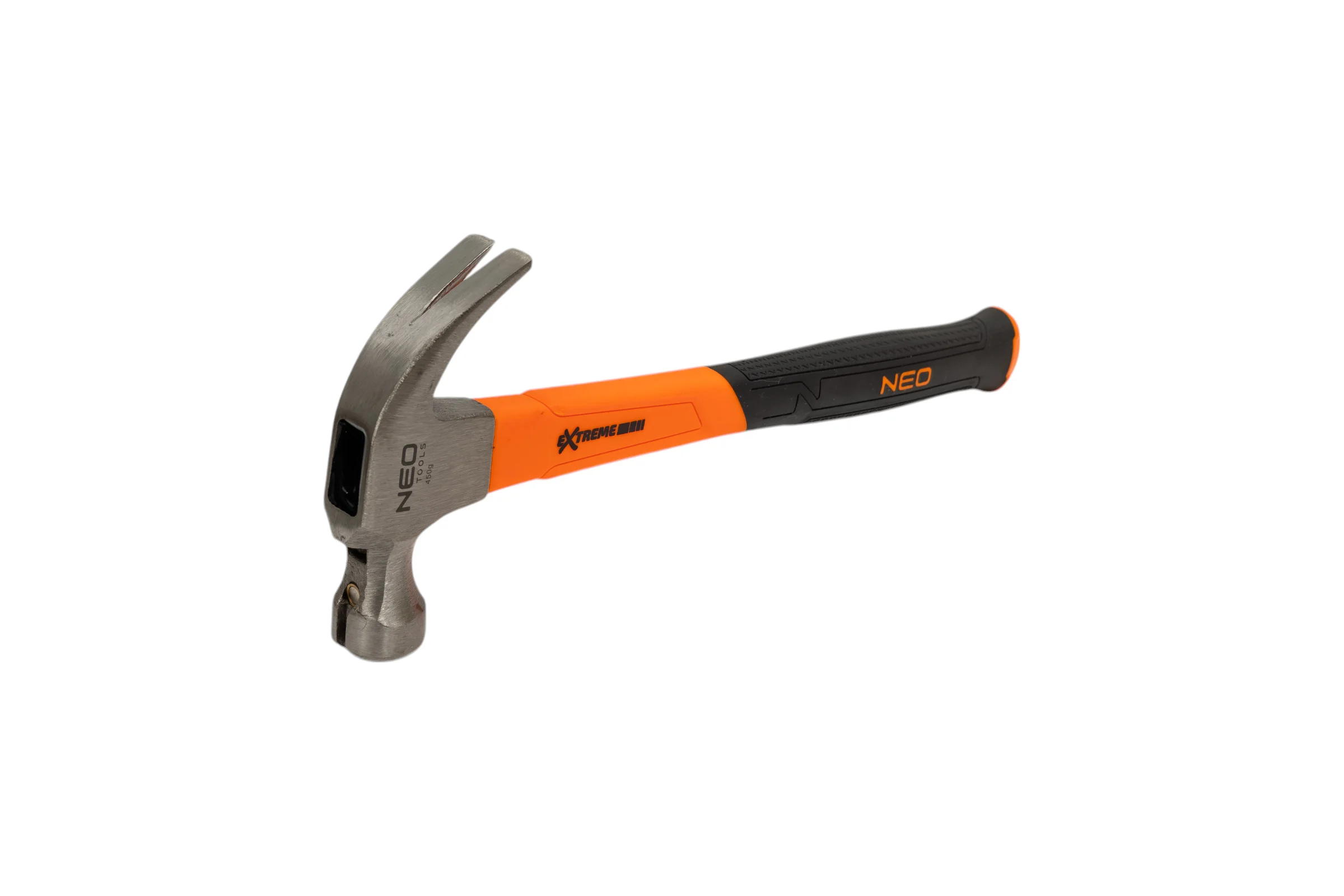 Плотничий молоток NEO Tools 450 г, рукоятка из стекловолокна 25-132