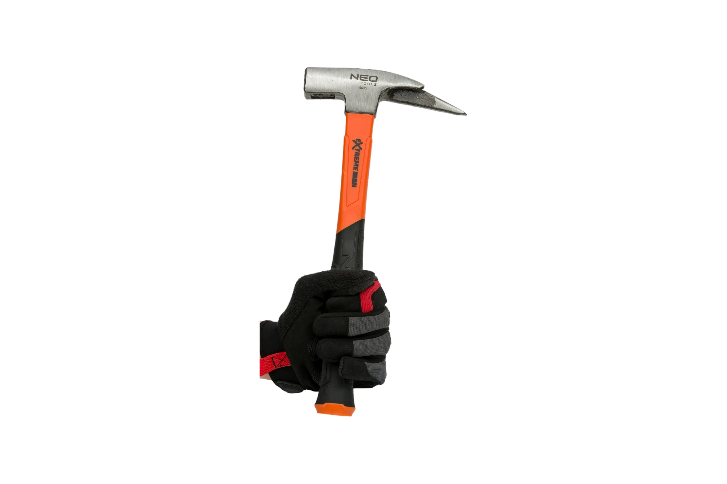 Шиферный молоток NEO Tools 600 г,  рукоятка из стекловолокна 25-131