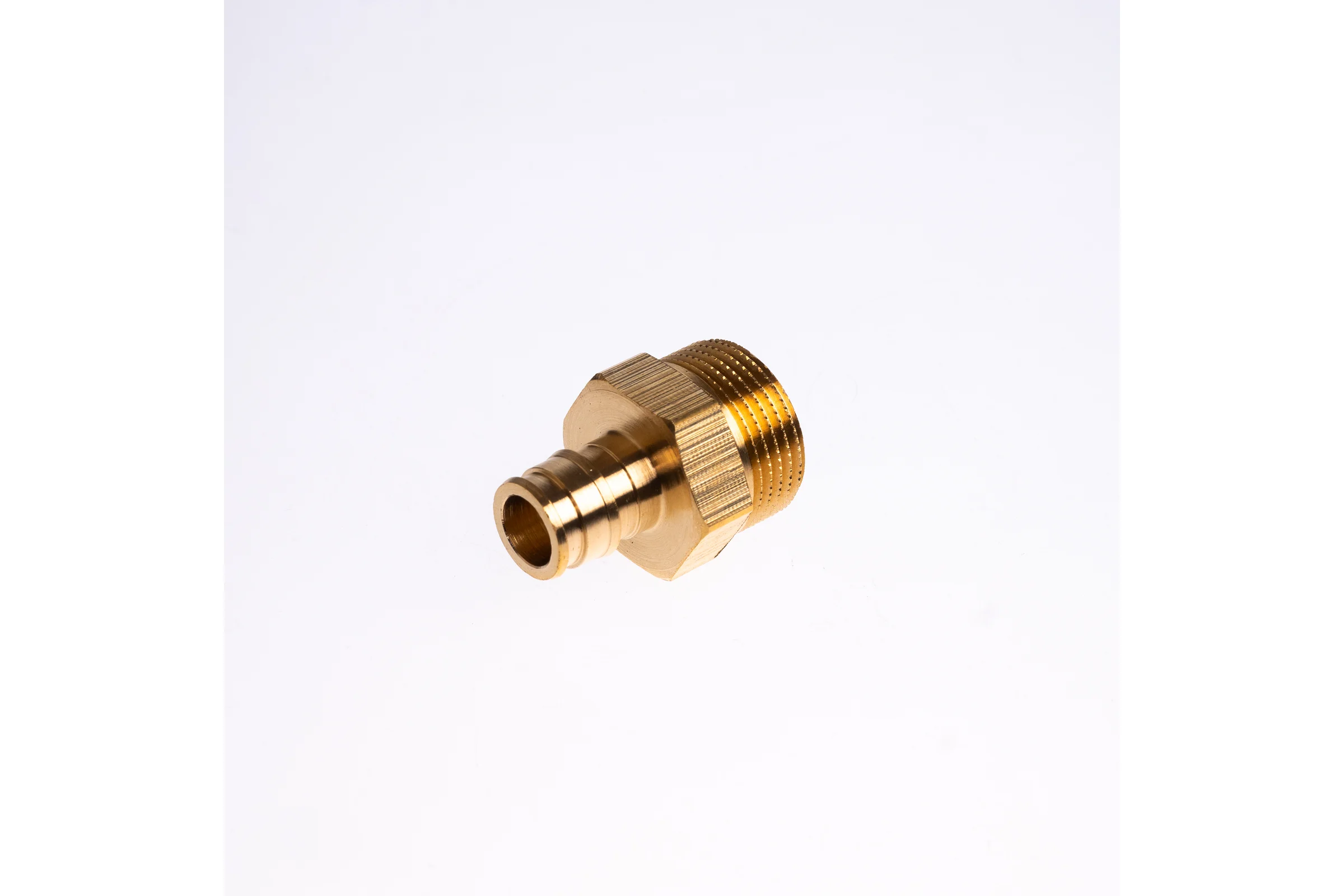 Муфта для PE-X труб РОС радиальная латунь, Дн 16x3/4 НР (127-3709) R0341347