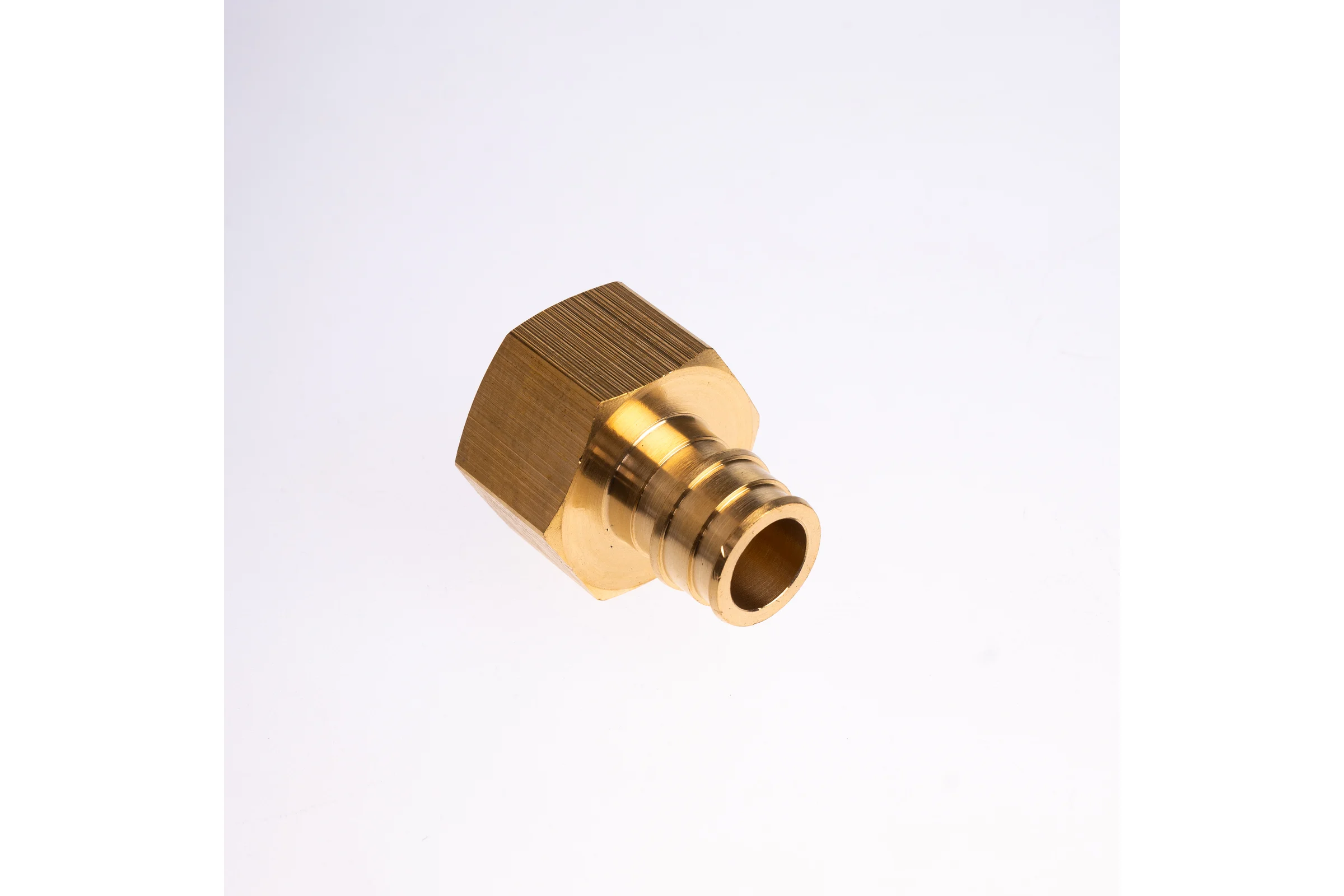 Муфта для PE-X труб РОС радиальная латунь, Дн 20x3/4 ВР (127-3720) R0341453