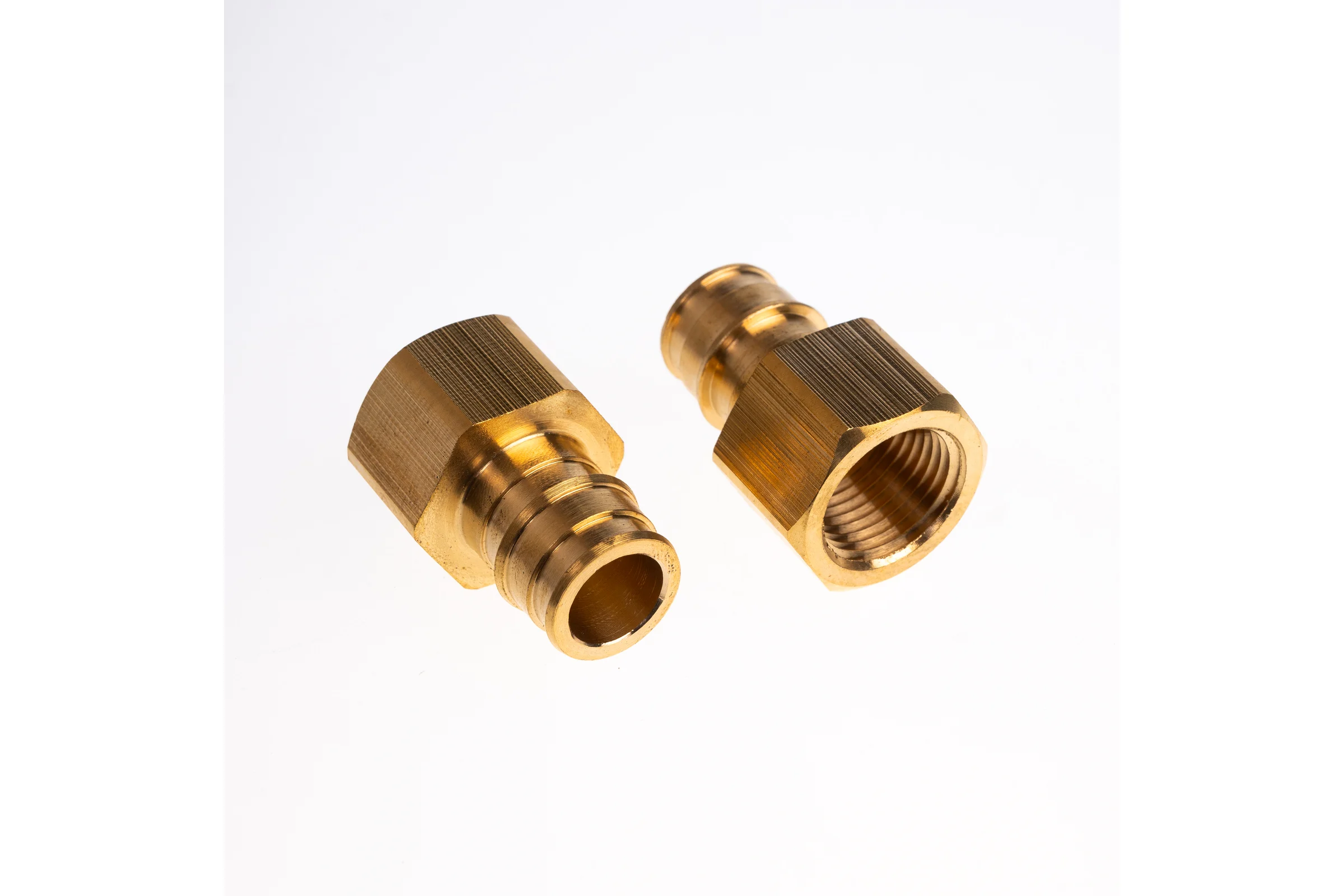 Муфта для PE-X труб РОС радиальная латунь, Дн 20x1/2 ВР (127-3719), 2 шт R0341446