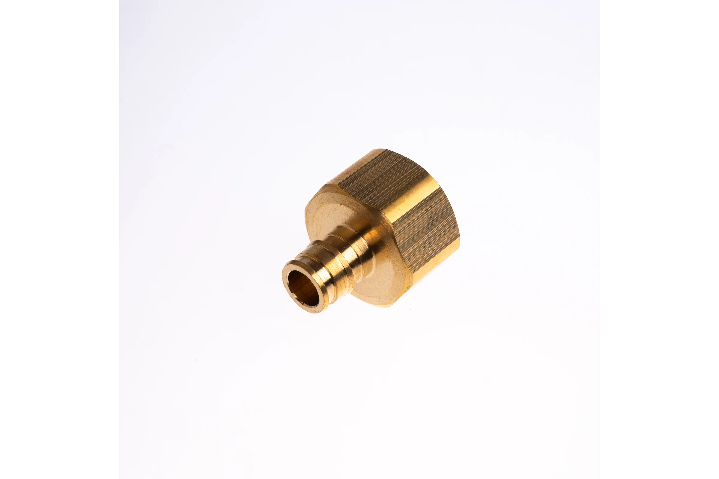 Муфта для PE-X труб РОС радиальная латунь, Дн 16x3/4 ВР (127-3718) R0341439