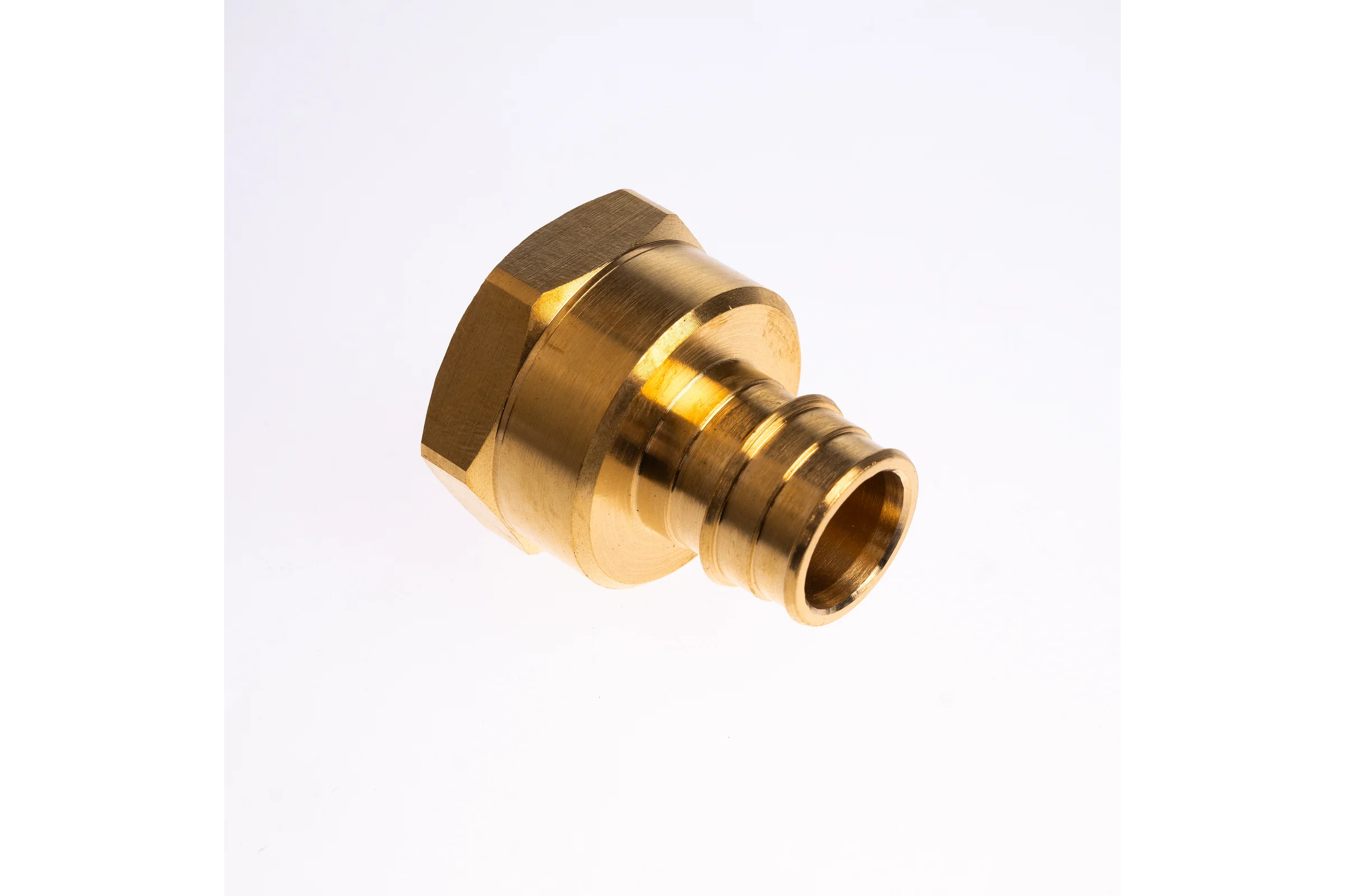 Муфта для PE-X труб РОС радиальная латунь Дн 25x1 ВР (127-3721) R0341460