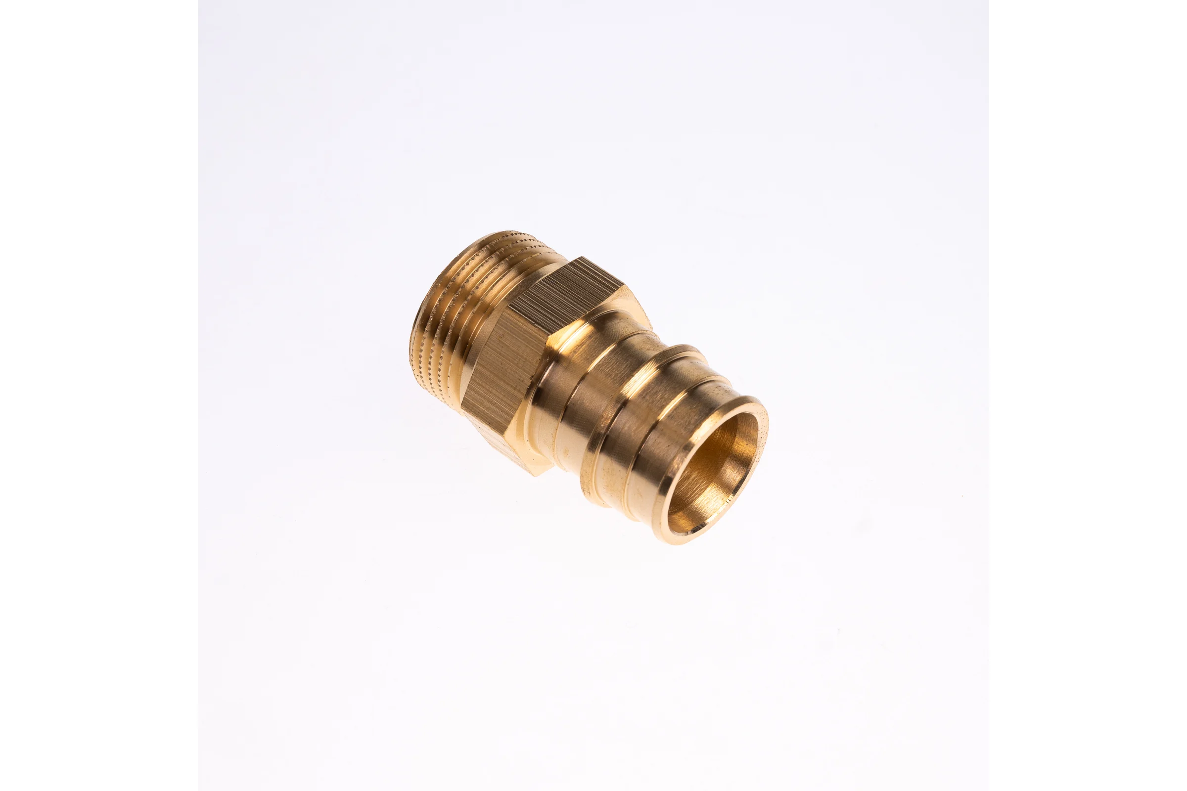 Муфта для PE-X труб РОС радиальная латунь Дн 25x3/4 НР (127-3715) R0341408