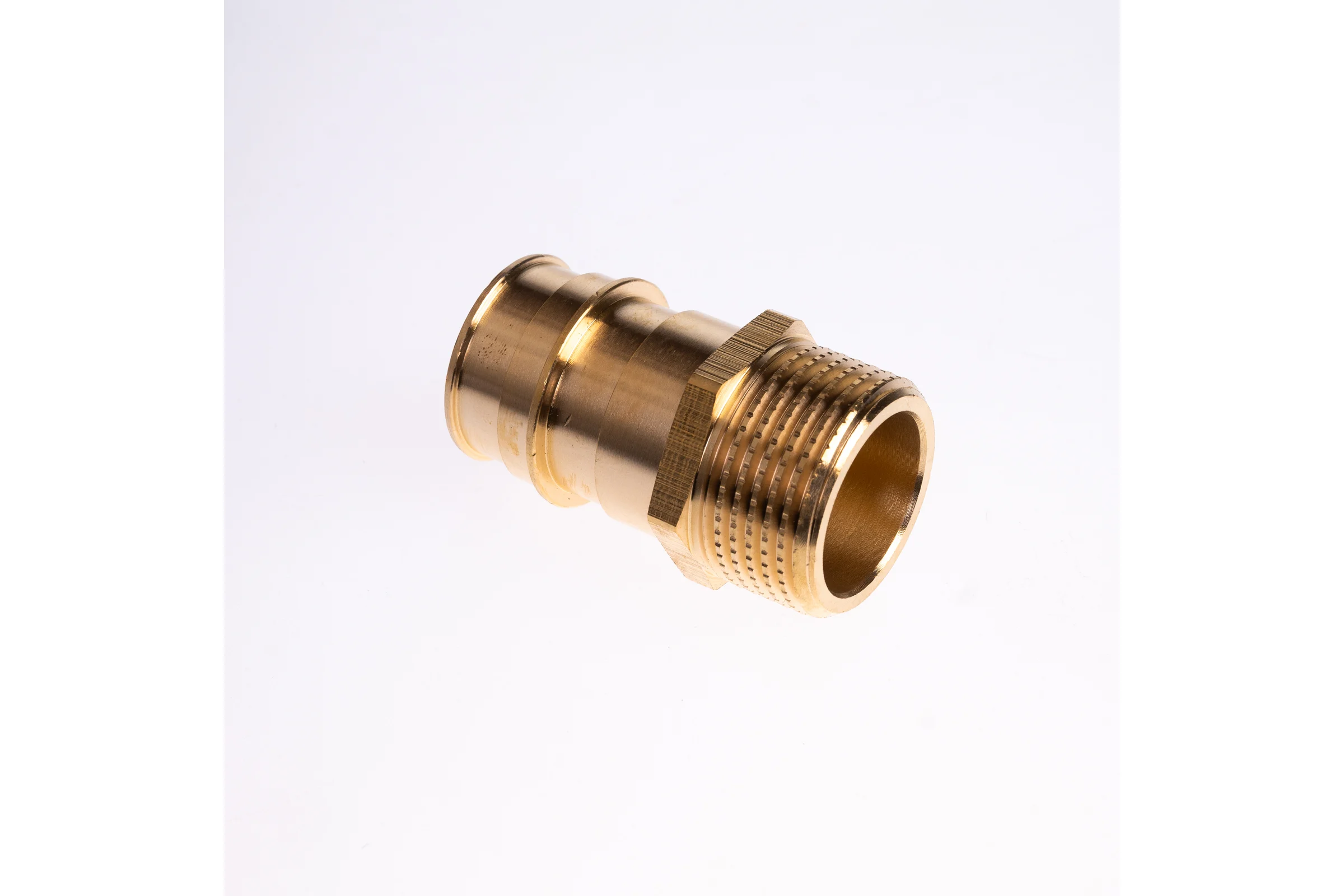 Муфта для PE-X труб РОС радиальная латунь Дн 32x1 НР (127-3716) R0341415