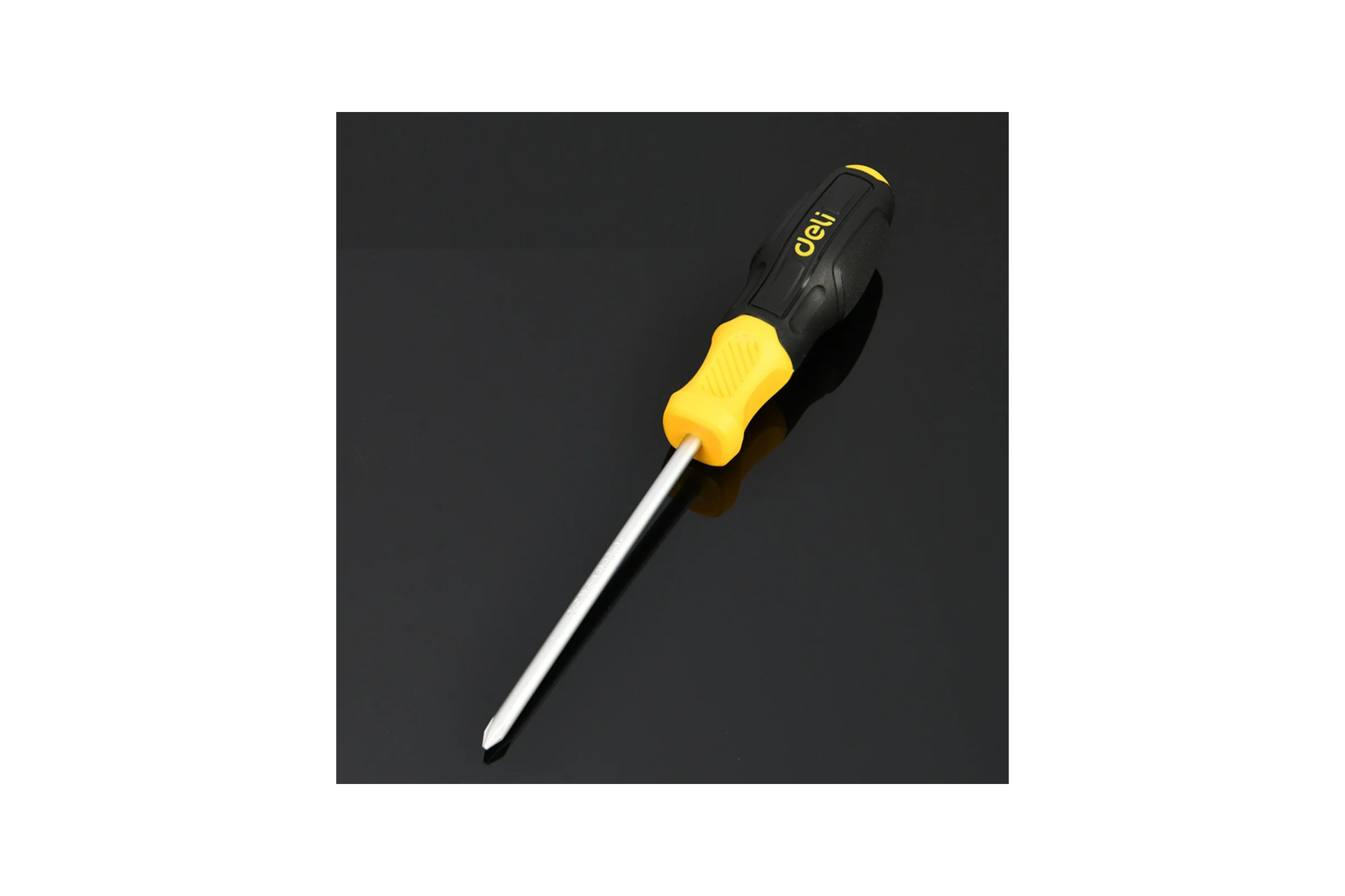 Отвертка Torx Deli DL6310025T, T25x100мм, сталь Cr-V, двухкомпонентная прорезиненная рукоять 183588