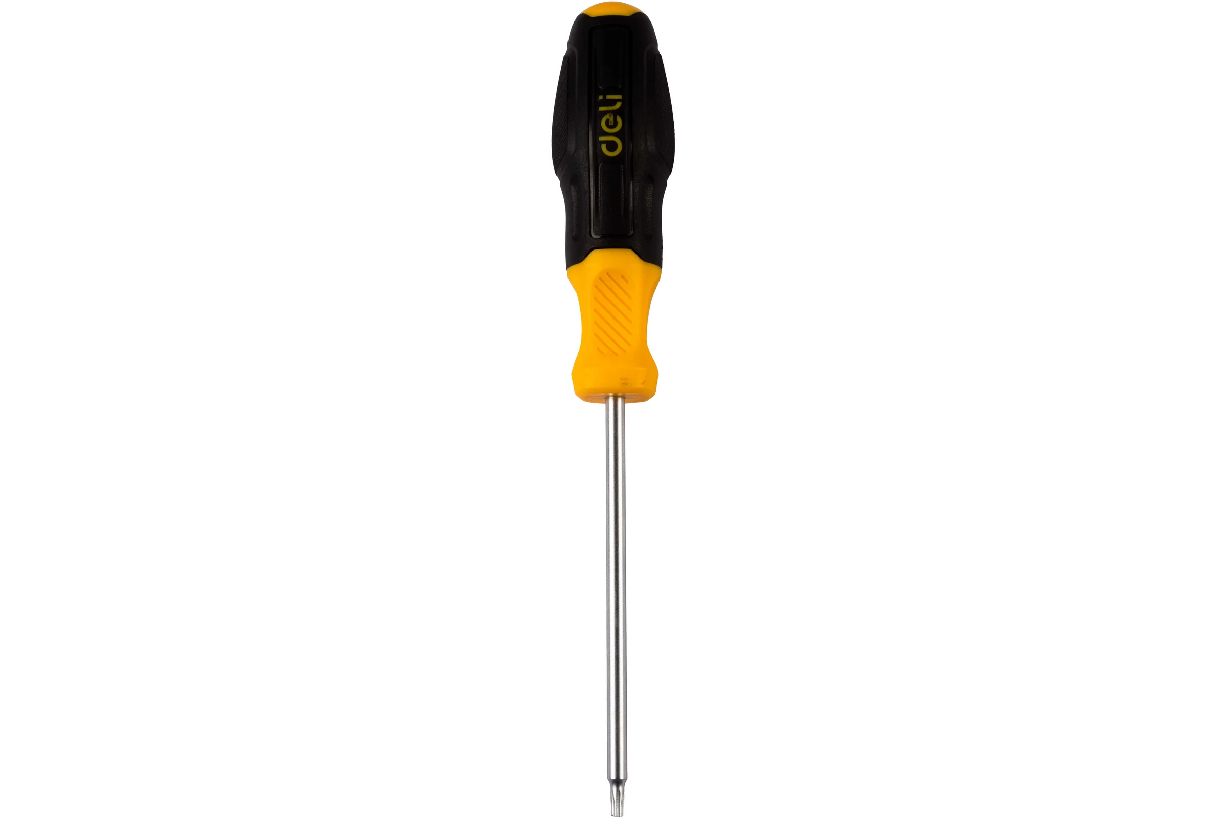 Отвертка Deli Torx T15x100мм DL6310015T, сталь Cr-V, двухкомпонентная прорезиненная рукоять 183586