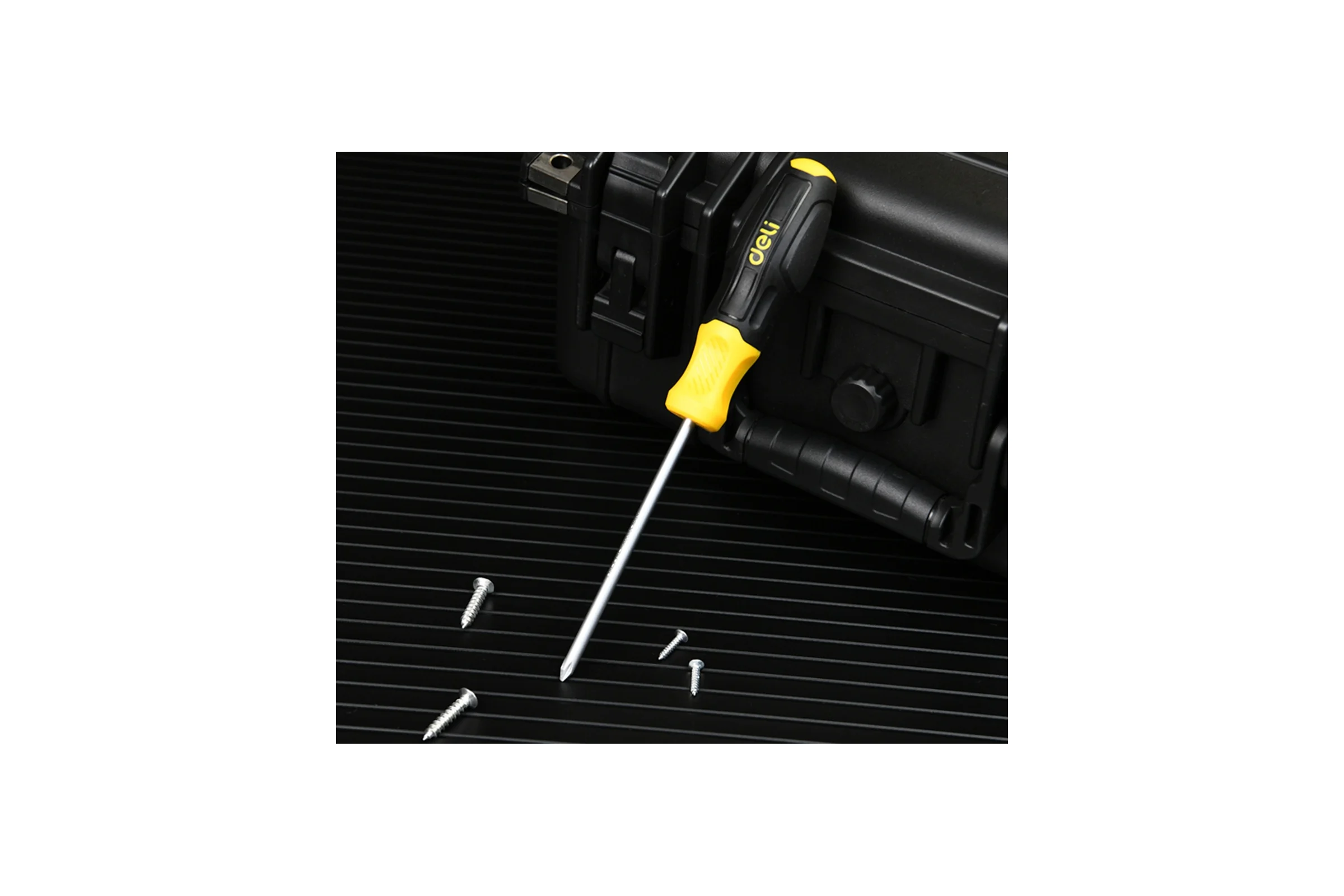 Отвертка Deli Torx T10x100мм DL6310010T, сталь Cr-V, двухкомпонентная прорезиненная рукоять 183585