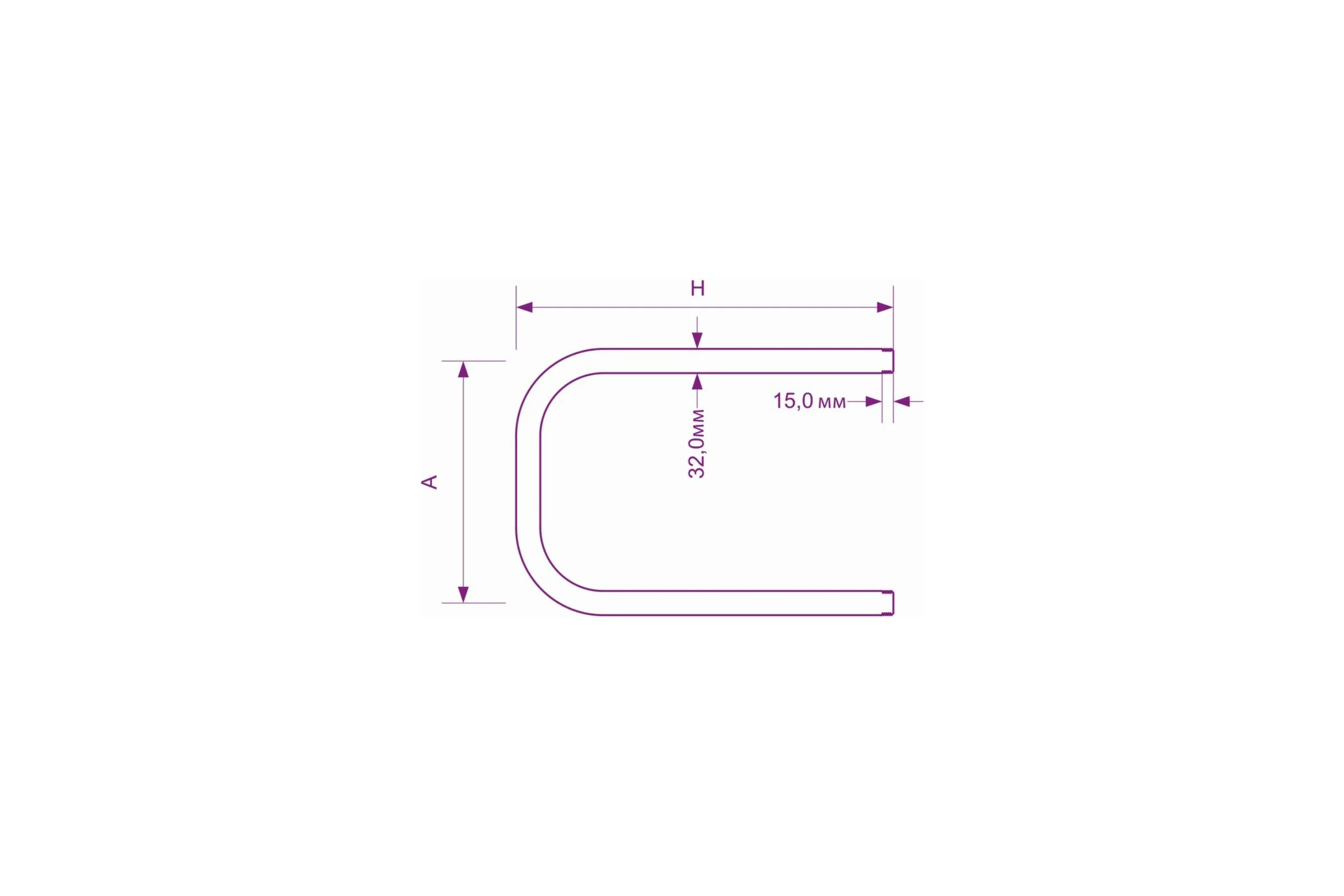 Полотенцесушитель Zox П 25x50 1'' 00001143