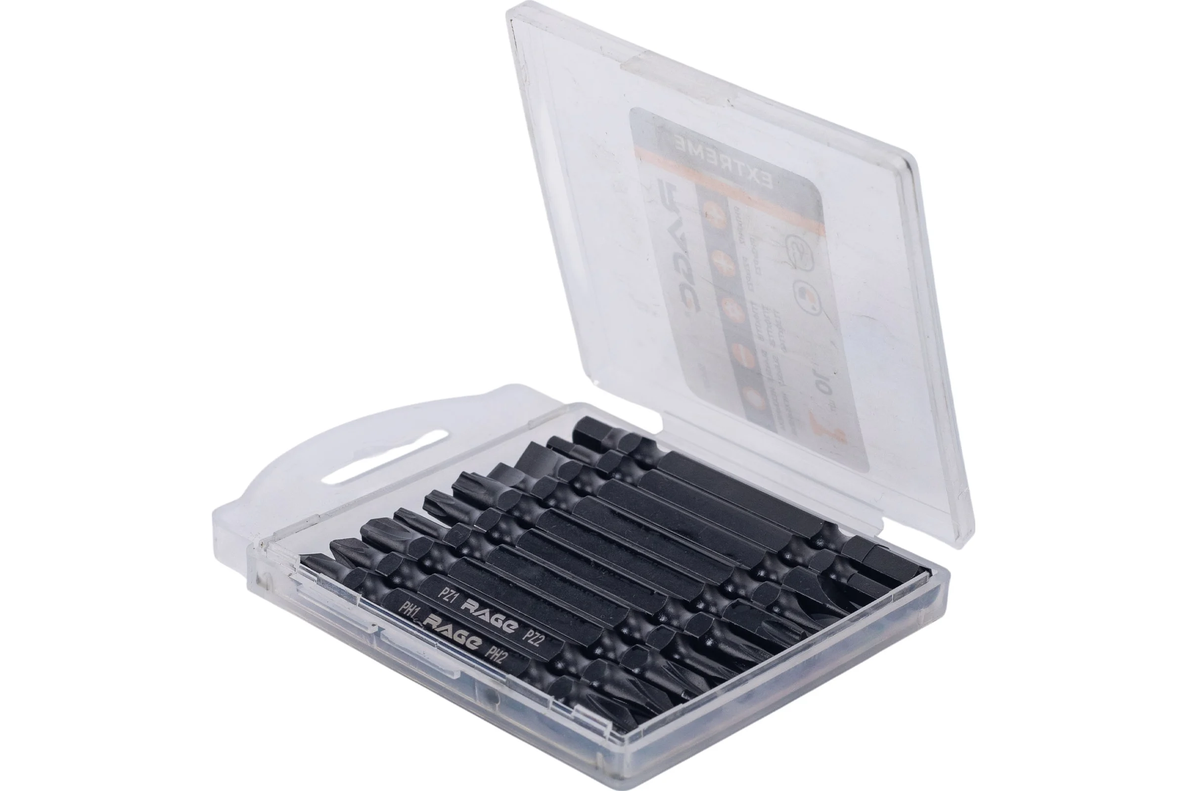 Набор бит двусторонних RAGE S2 10 шт 554297