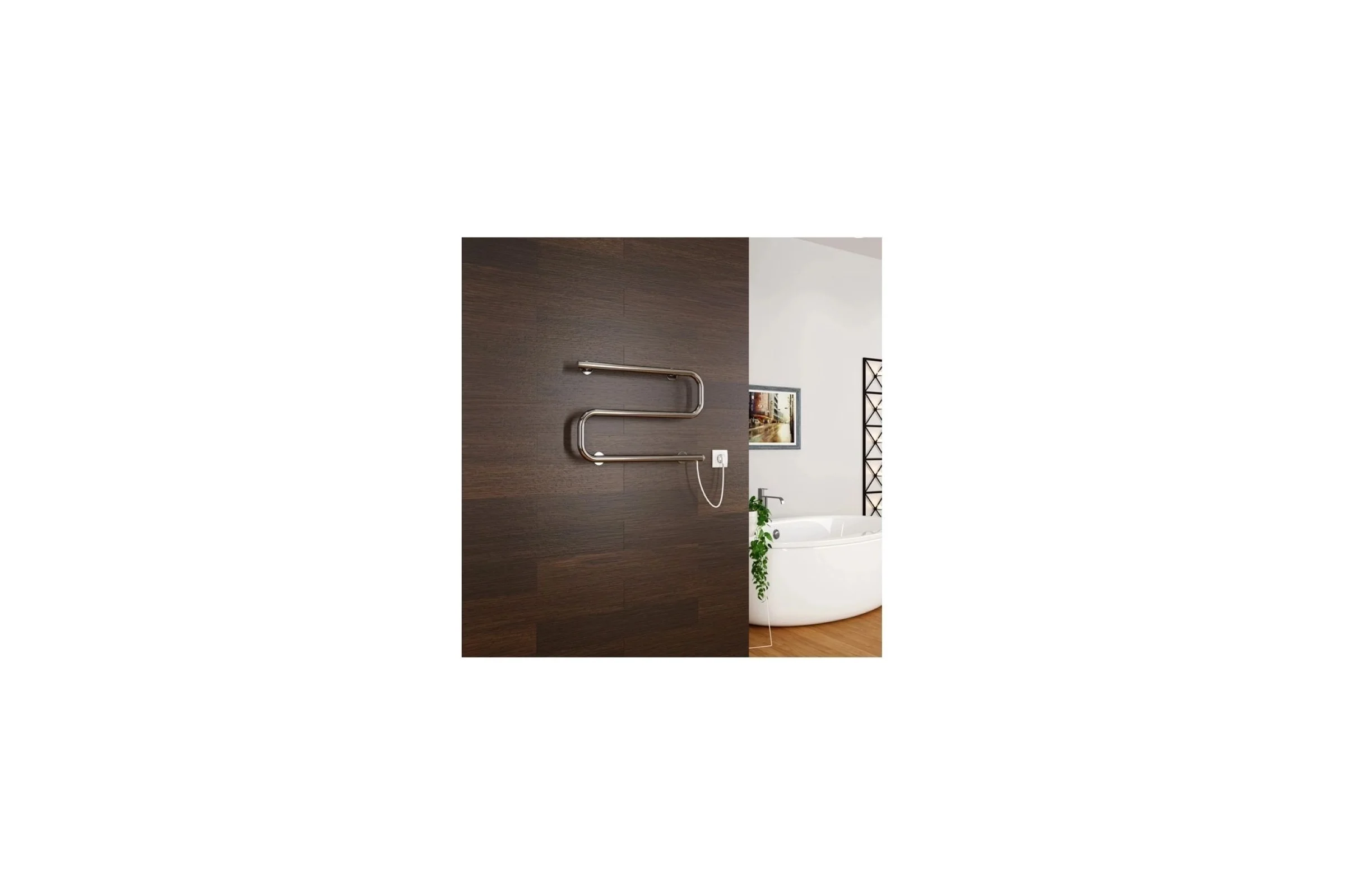 Полотенцесушитель MIXLINE SIMPLE S 40x60 кнопочный выкл, 146 Вт 556796