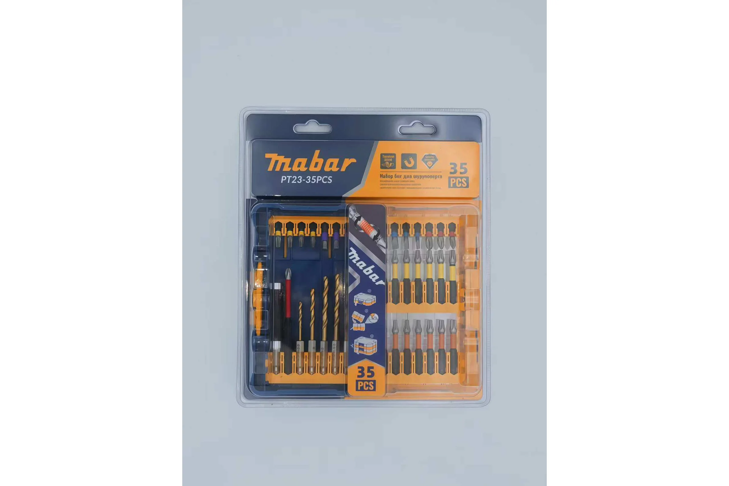 Набор бит для шуруповёрта MABAR модели 1*20 new PT23-35PCS