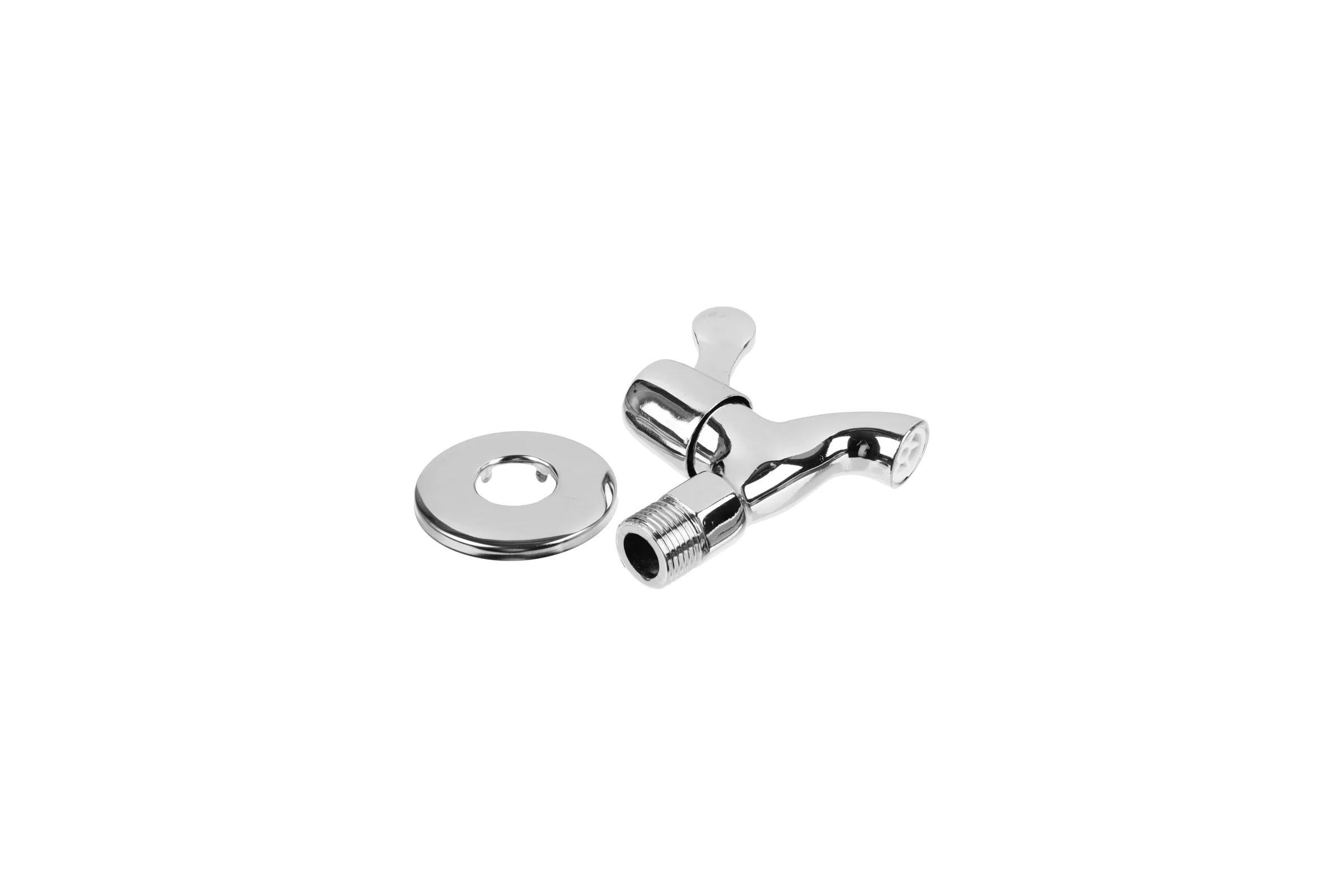 Водоразборный кран FRESSO короткий излив, 1/2", цинк 554-034