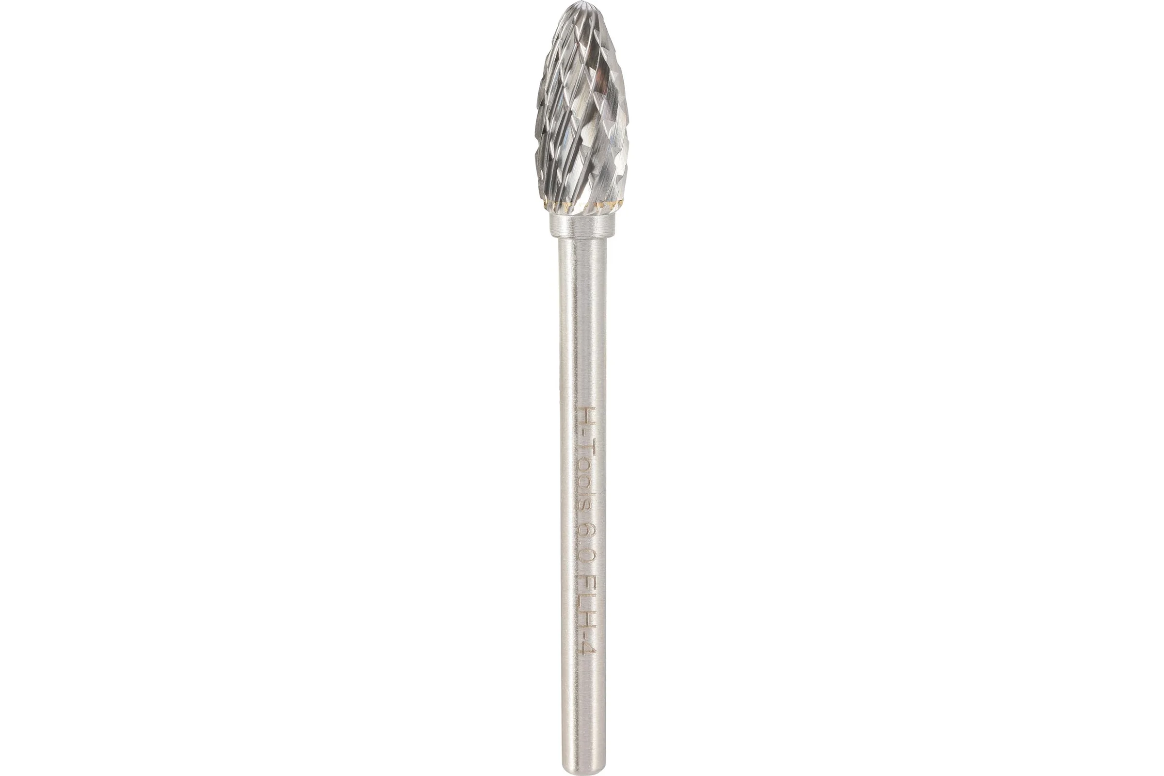 Бор-фреза H-Tools твердосплавная форма H(FLH) 6.0x14x38 S=3мм HM 116246HT