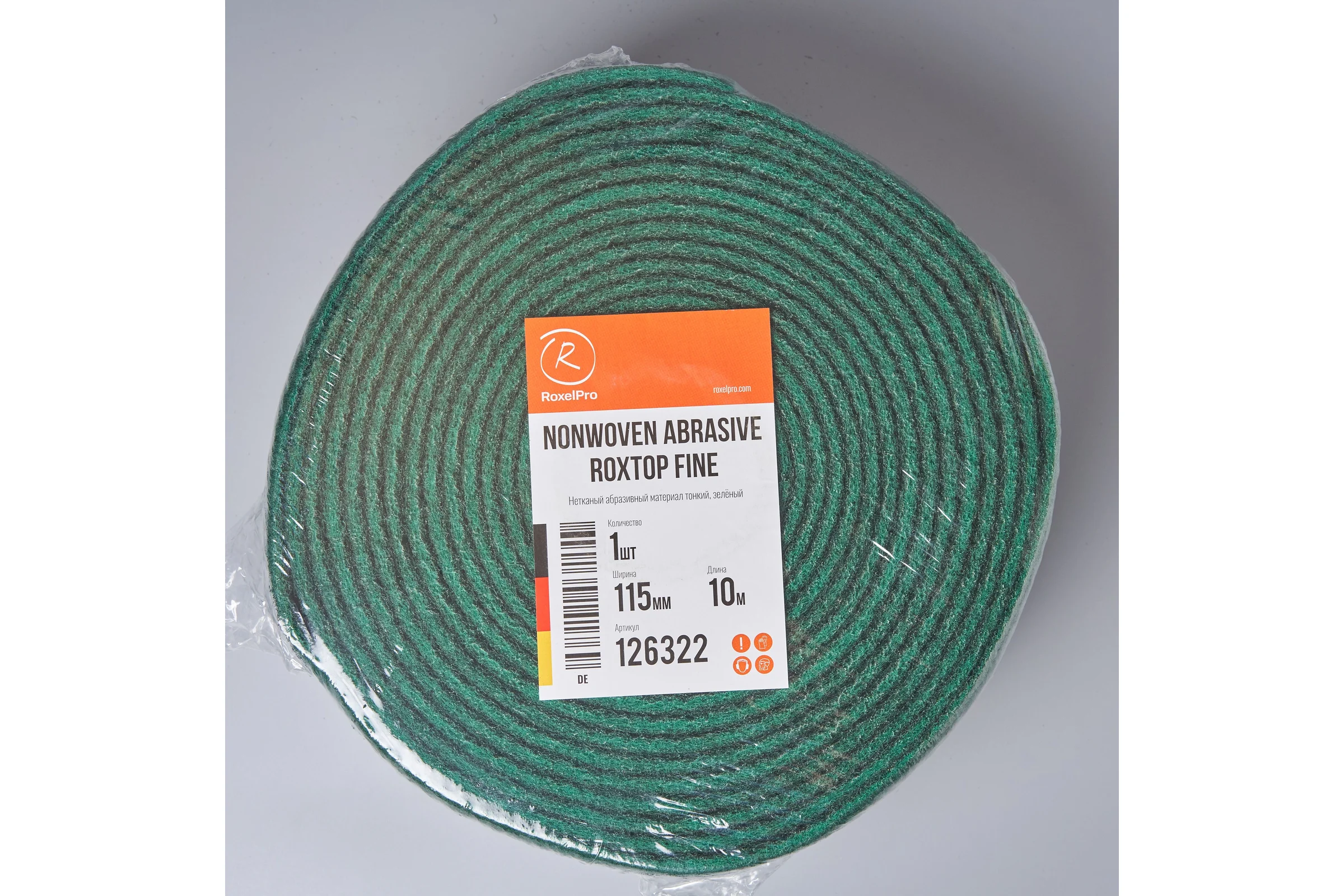 Скотч брайт (Scotch-Brite) PACK INNOVATION 115мм х 10м зеленый упаковка 1 шт. IP0VF00GN115.10-1