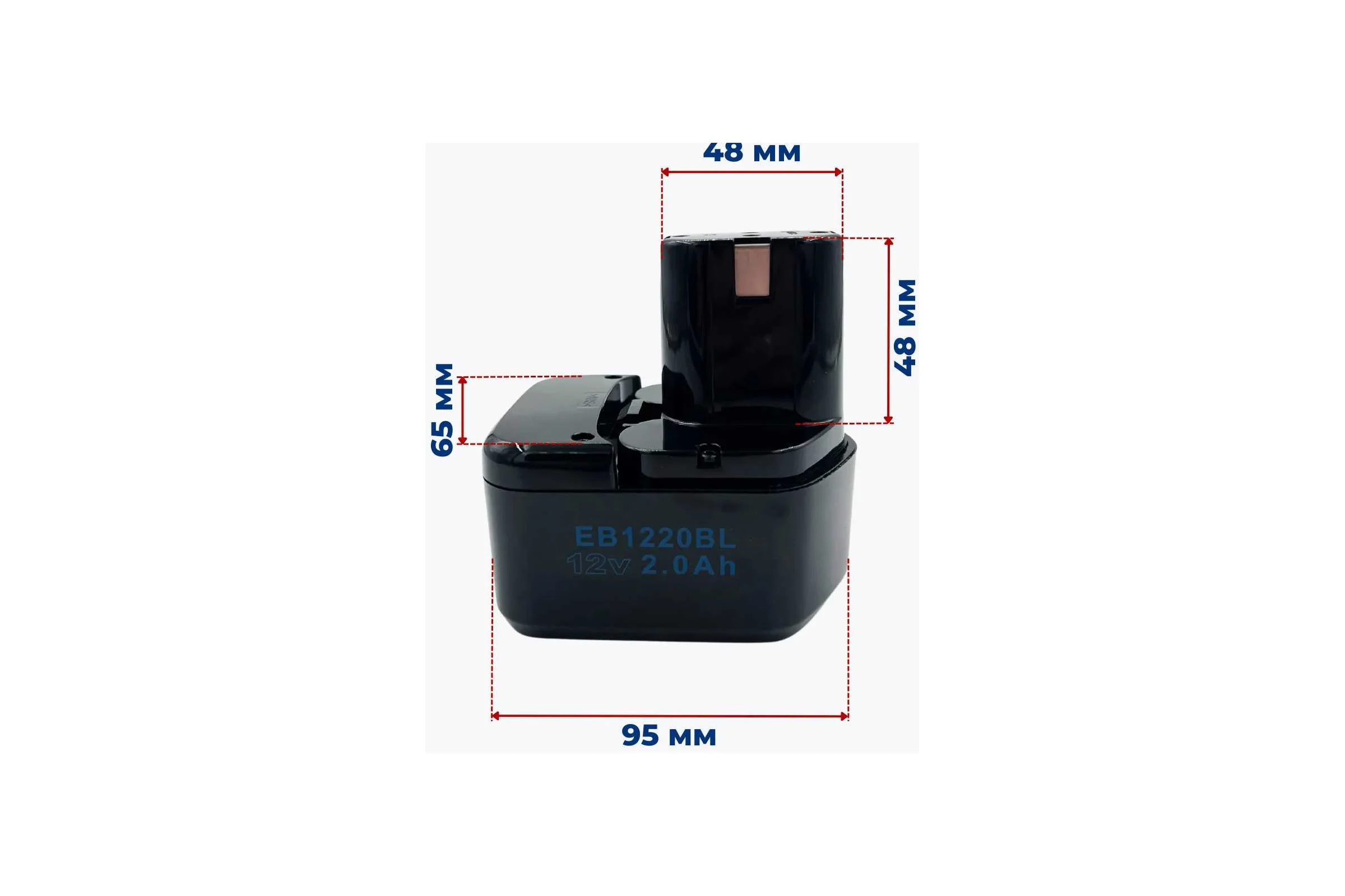 Аккумулятор VEBEX Ni-Cd для HITACHI 12V 2.0Ah АГ504210