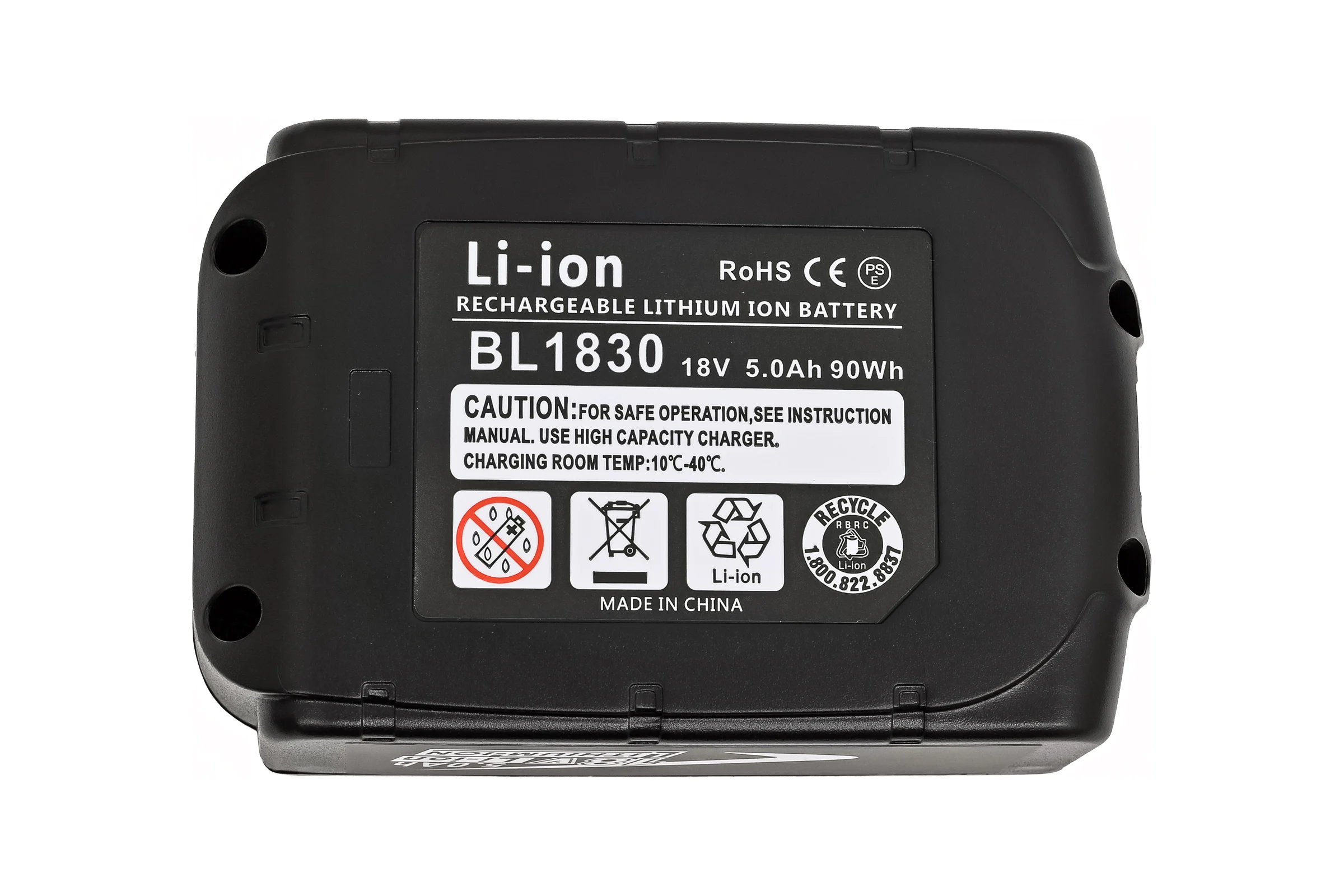 Аккумулятор VEBEX Li-Ion 18V 5.0Ah BL1850B, с индикатором АГ504092