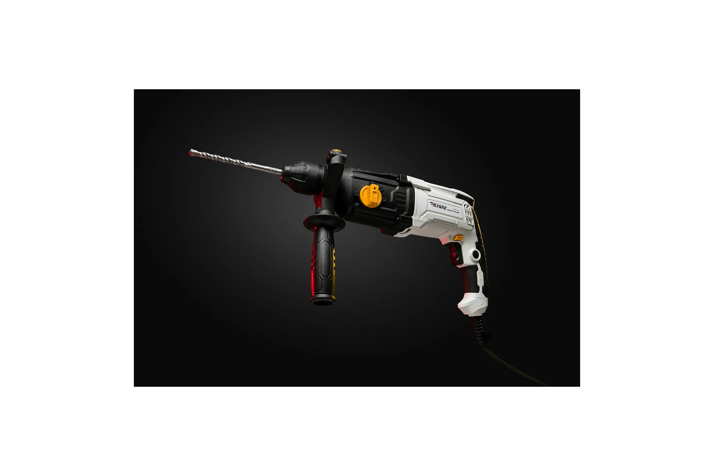 Перфоратор сетевой KRANZ SDS-plus, 1050Вт, 3,2Дж, в кейсе KR-PT-110