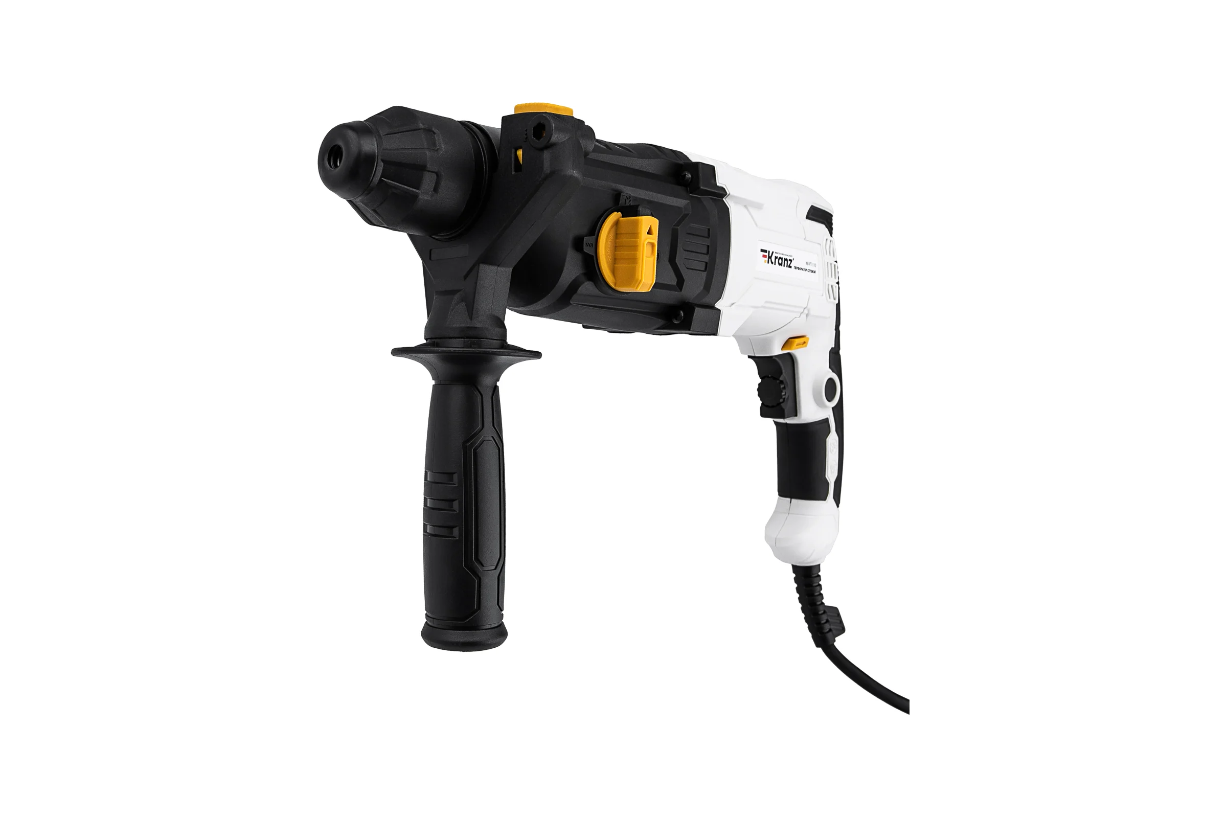 Перфоратор сетевой KRANZ SDS-plus, 1050Вт, 3,2Дж, в кейсе KR-PT-110