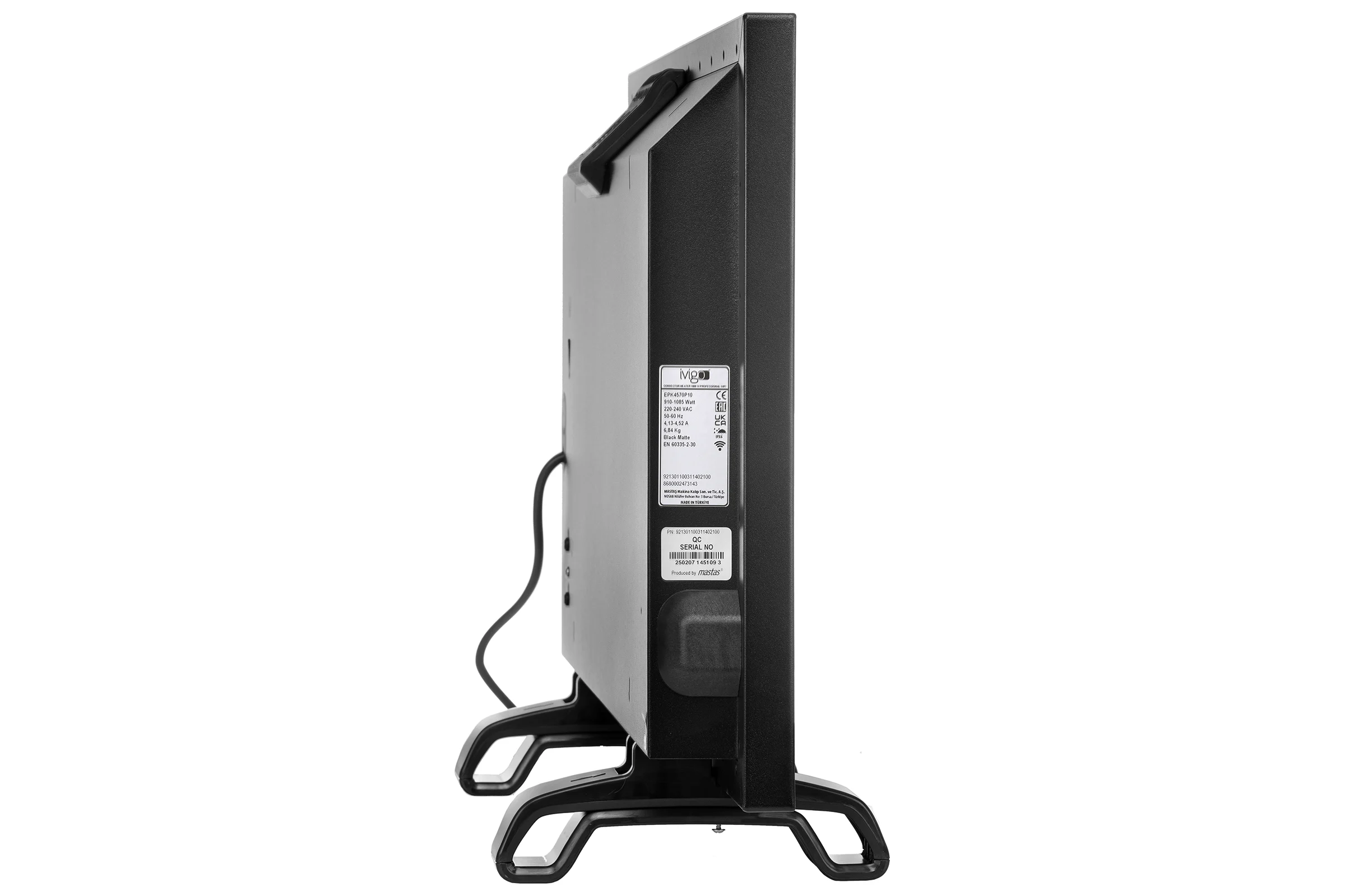 Конвектор iVigo EPK4570P10 WI-FI Черный матовый 23110