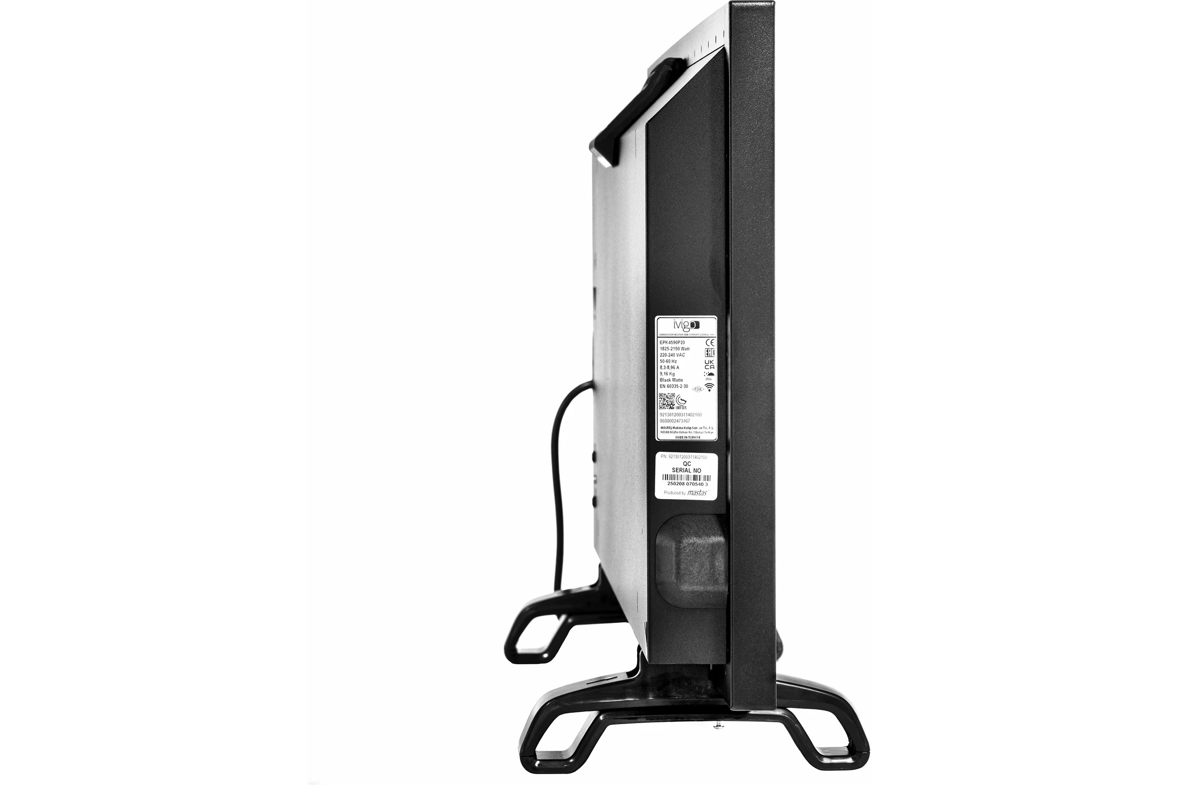 Конвектор iVigo EPK4590P20 WI-FI Черный матовый 23112