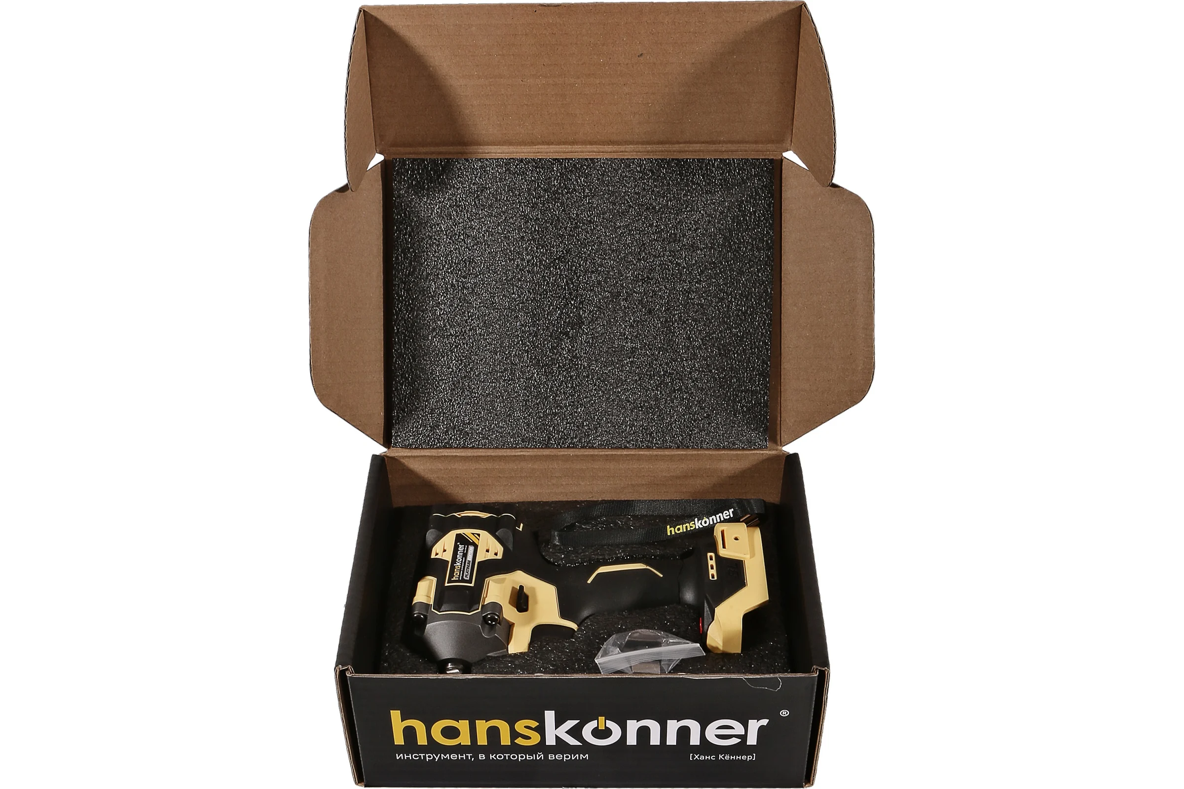 Аккумуляторный двухскоростной шуруповерт Hanskonner Комбо HCD2065C+HCD20420BL