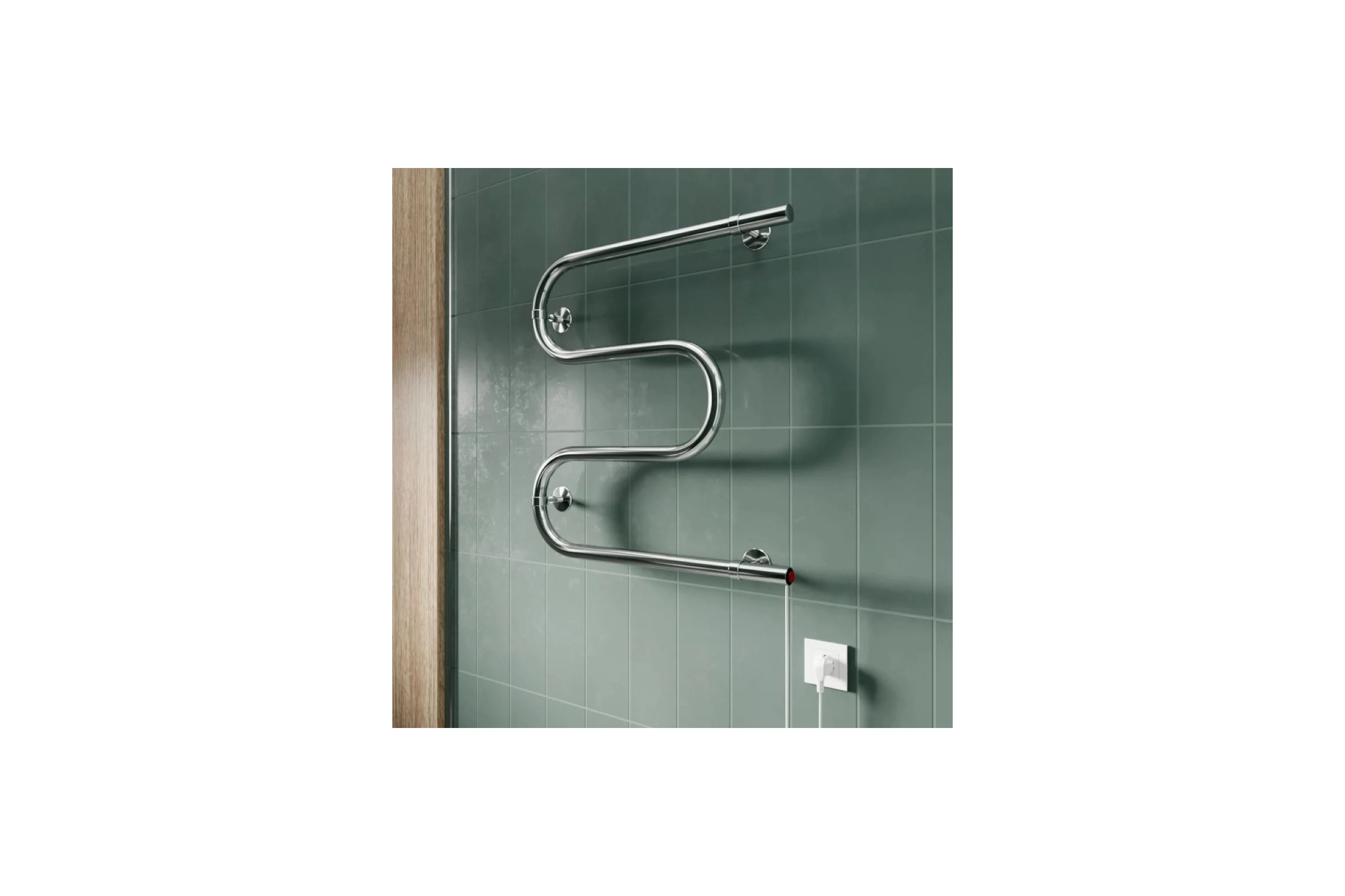 Полотенцесушитель MIXLINE SIMPLE M 50x50 кнопочный выключатель, 153 Вт 556799