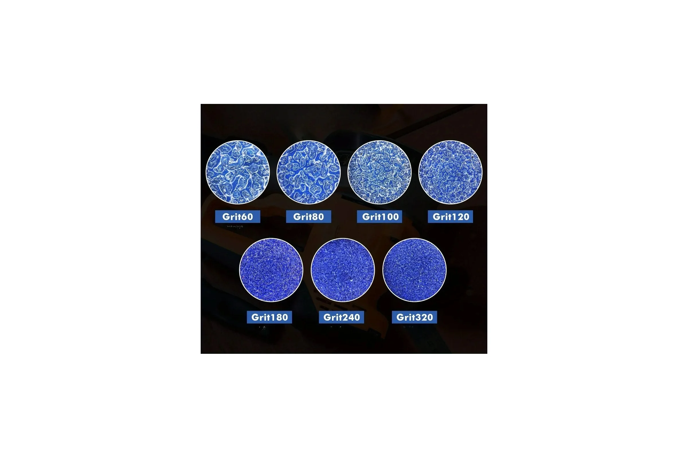 Шлифовальная лента Vitatools 50 мм x 1250 мм P80 1 шт. XK870X BLUE L50-1250-P80-BLUE
